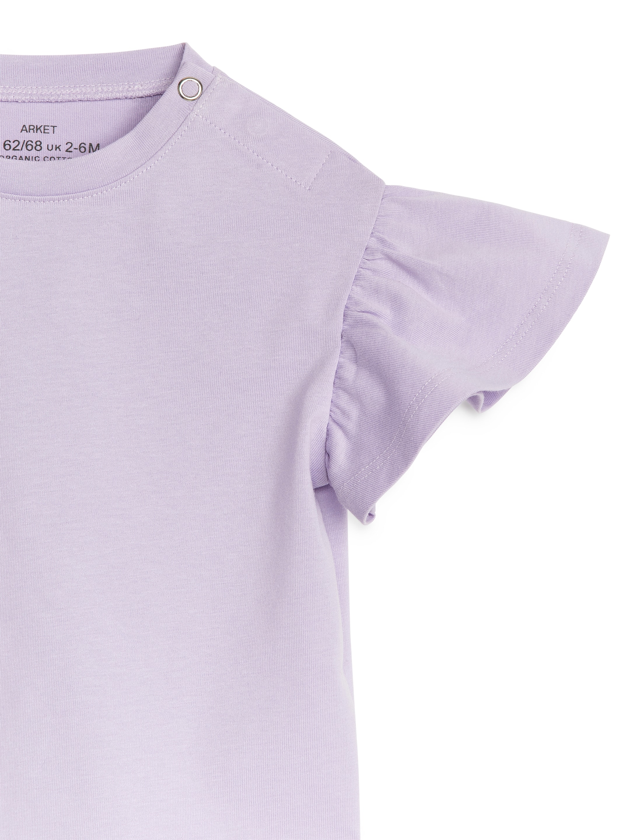Se større billede: T-shirt med flæser - Syrenfarvet - BØRN | H&M DK 3