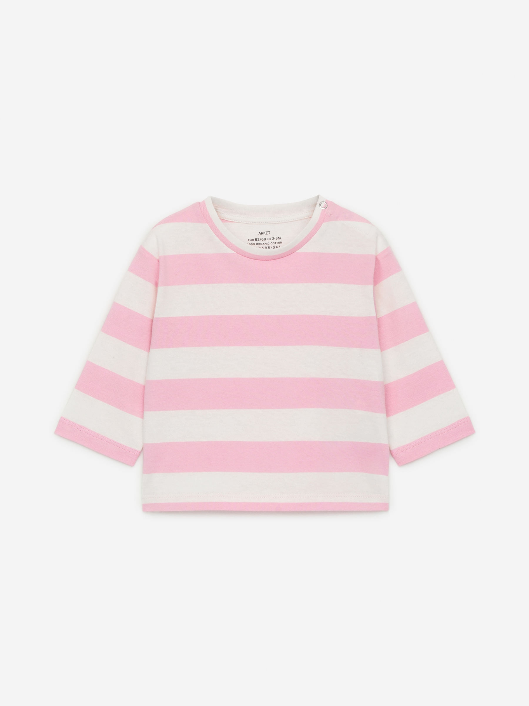 Långärmad topp - Rosa/vit - Regular fit - Children - StillMedia/DescriptiveStillLife - 1