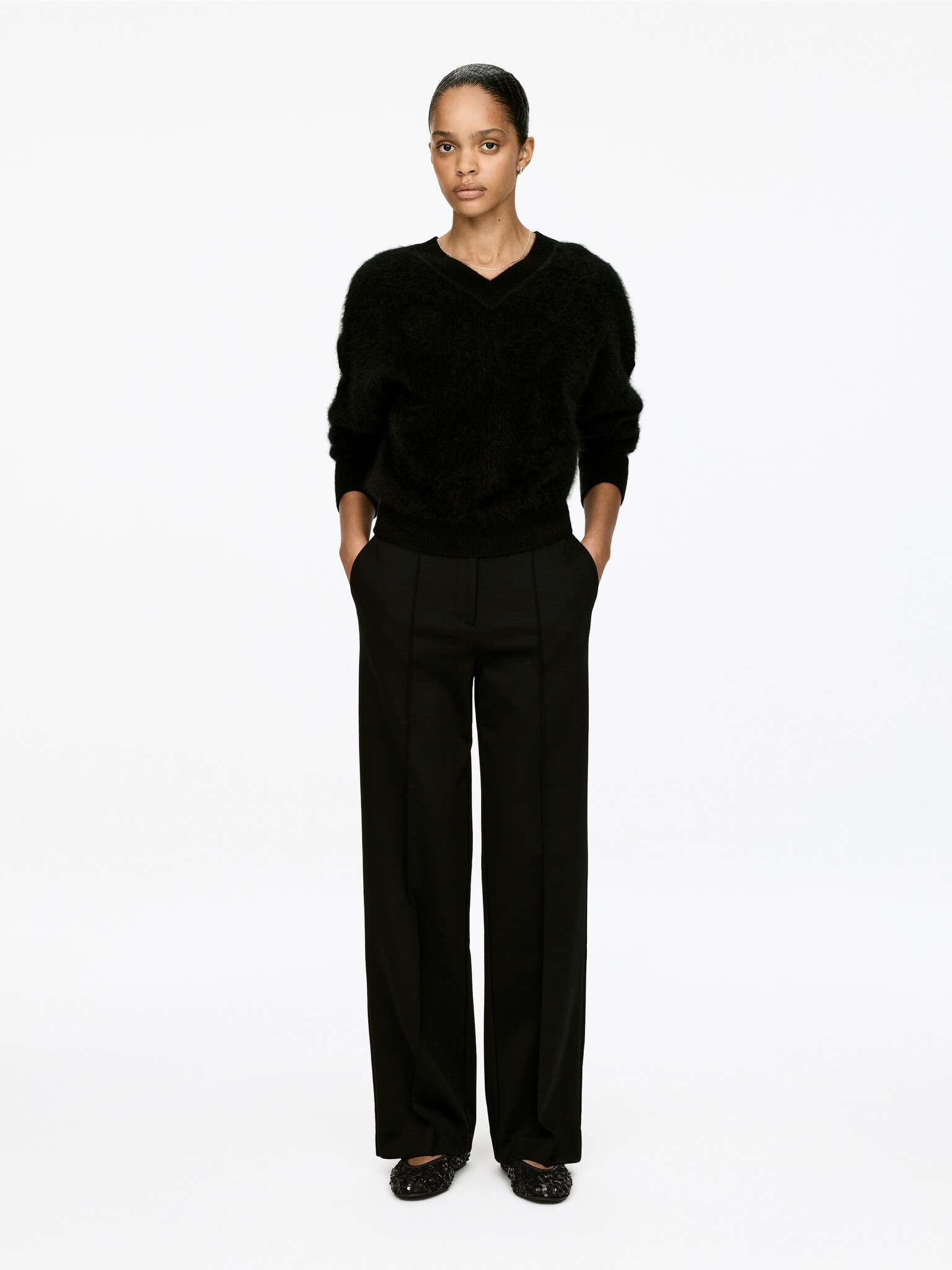 Ballerina mit Pailletten - Schwarz - 4