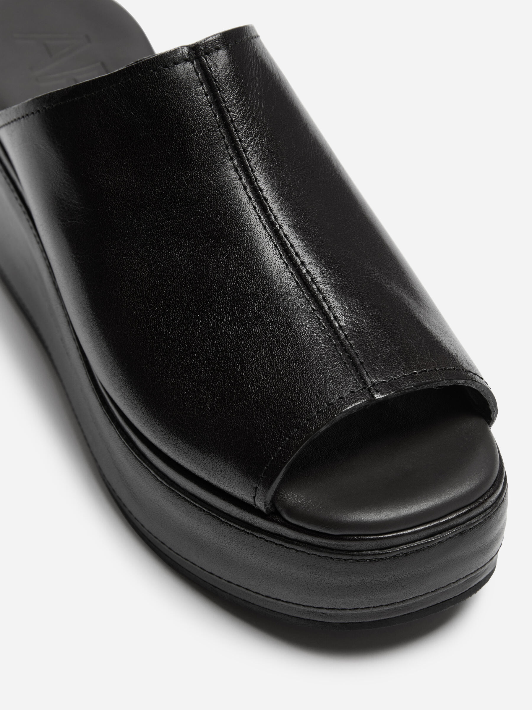 Leather Flatform Sandals - Dark brown - Women - StillMedia/DescriptiveDetail - 1