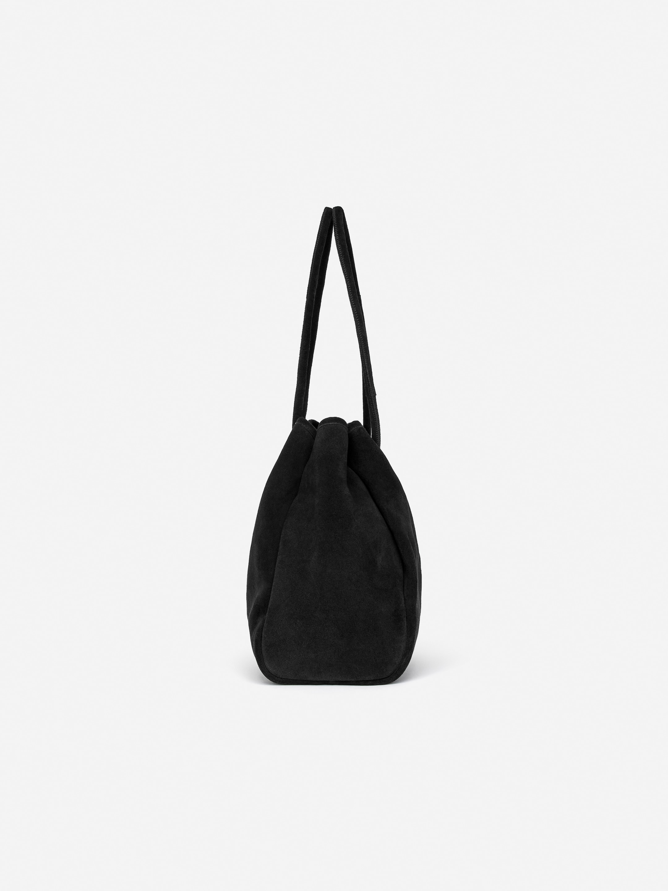 Split Suede Tote Bag - Black - Women - StillMedia/DescriptiveStillLife - 2