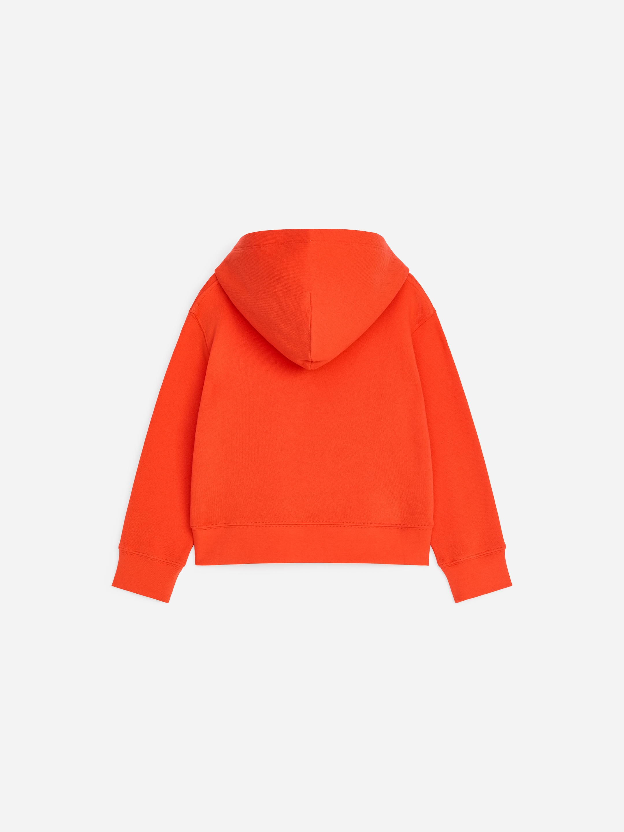 Cropped Hooded Sweatshirt - Bright Red - Relaxed fit - Children - StillMedia/DescriptiveStillLife - 2