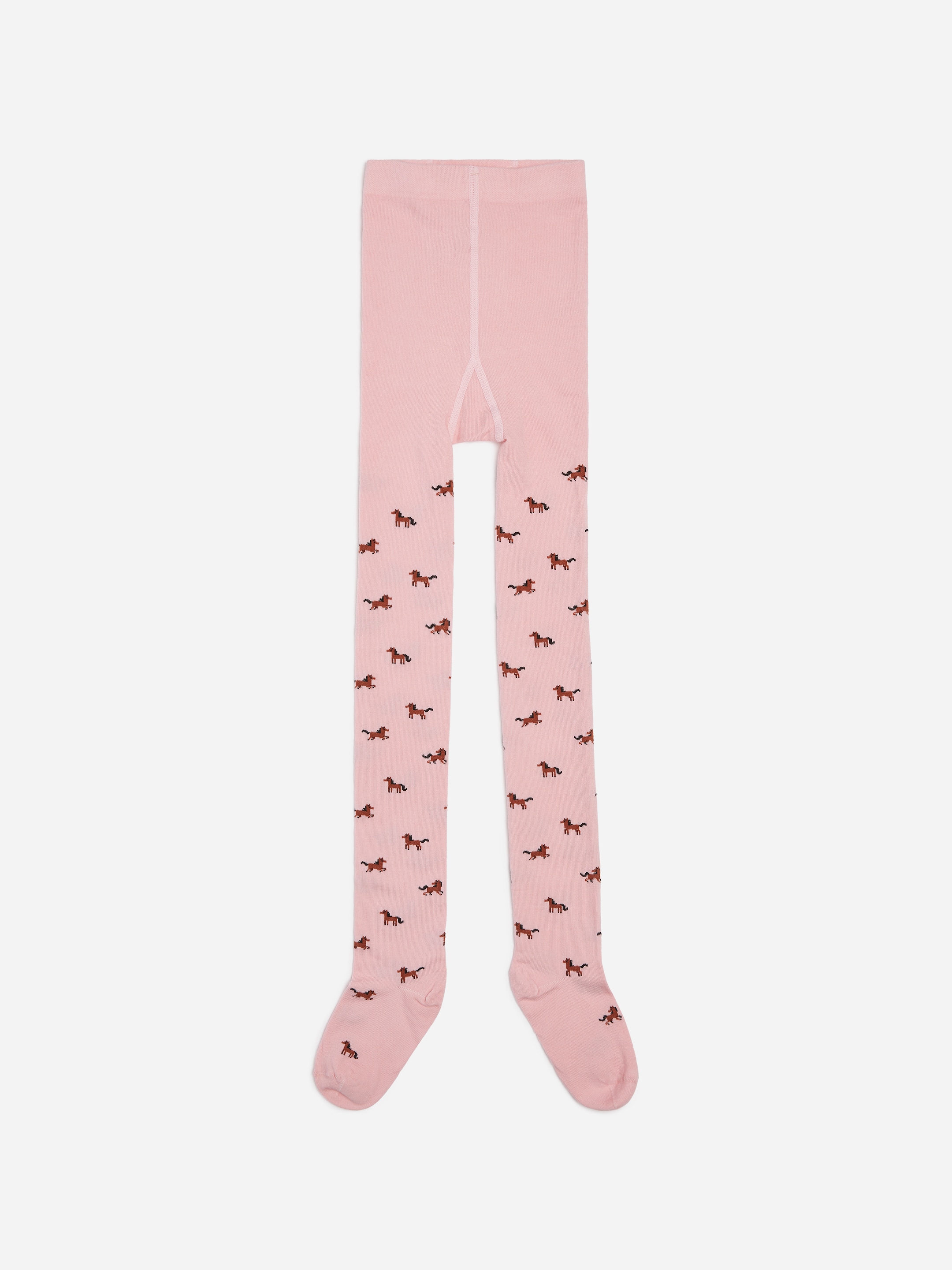 Strumpfhose aus Baumwollmischung-Pink-21085