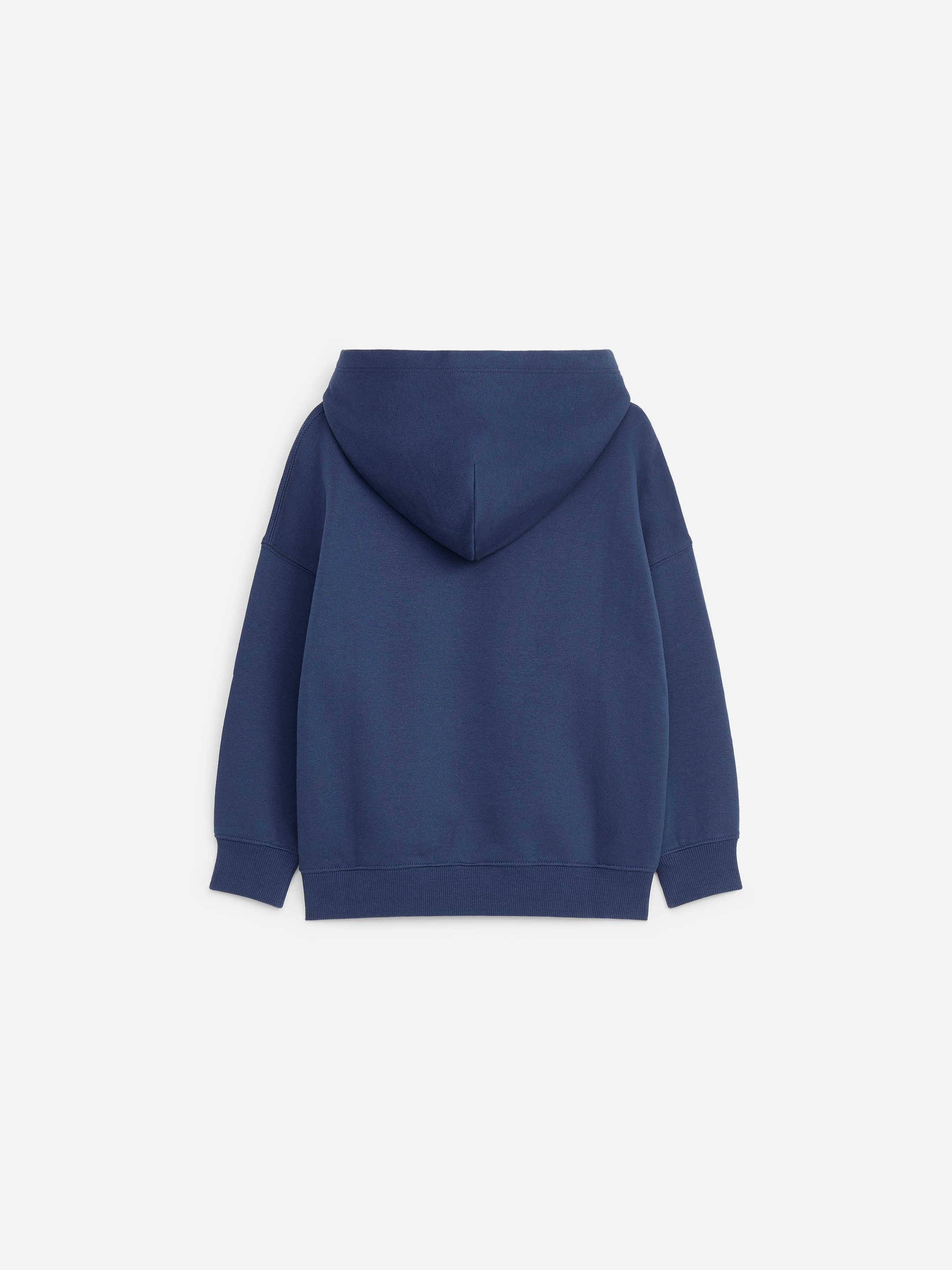 Heavyweight Hooded Sweatshirt - Dark Blue/Red A - Loose fit - children - StillMedia/DescriptiveStillLife - 1