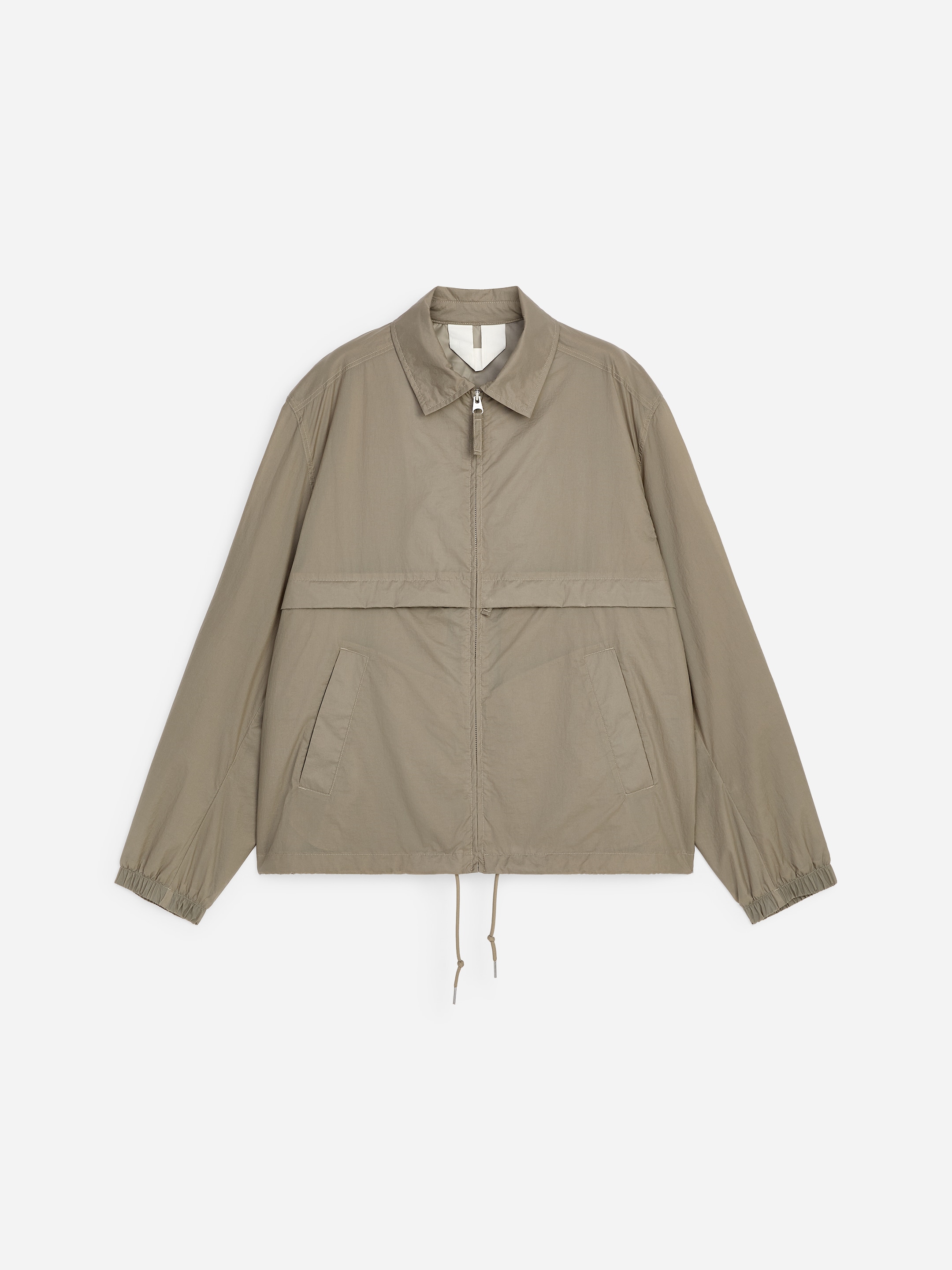 Vindjacka i nylon-#9B958B-19674