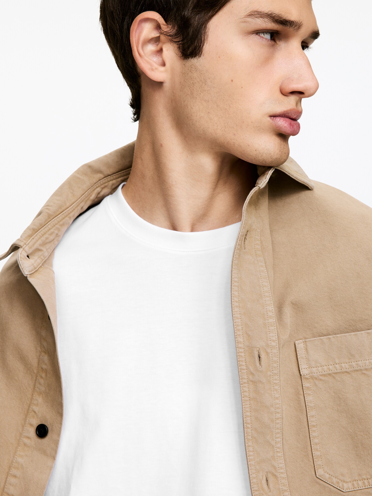 Tričko Relaxed 220 GSM - White/Tmavomodrá/Black/Svetlosivá melírovaná/Off White/Tmavohnedé/Khaki zelená - 10