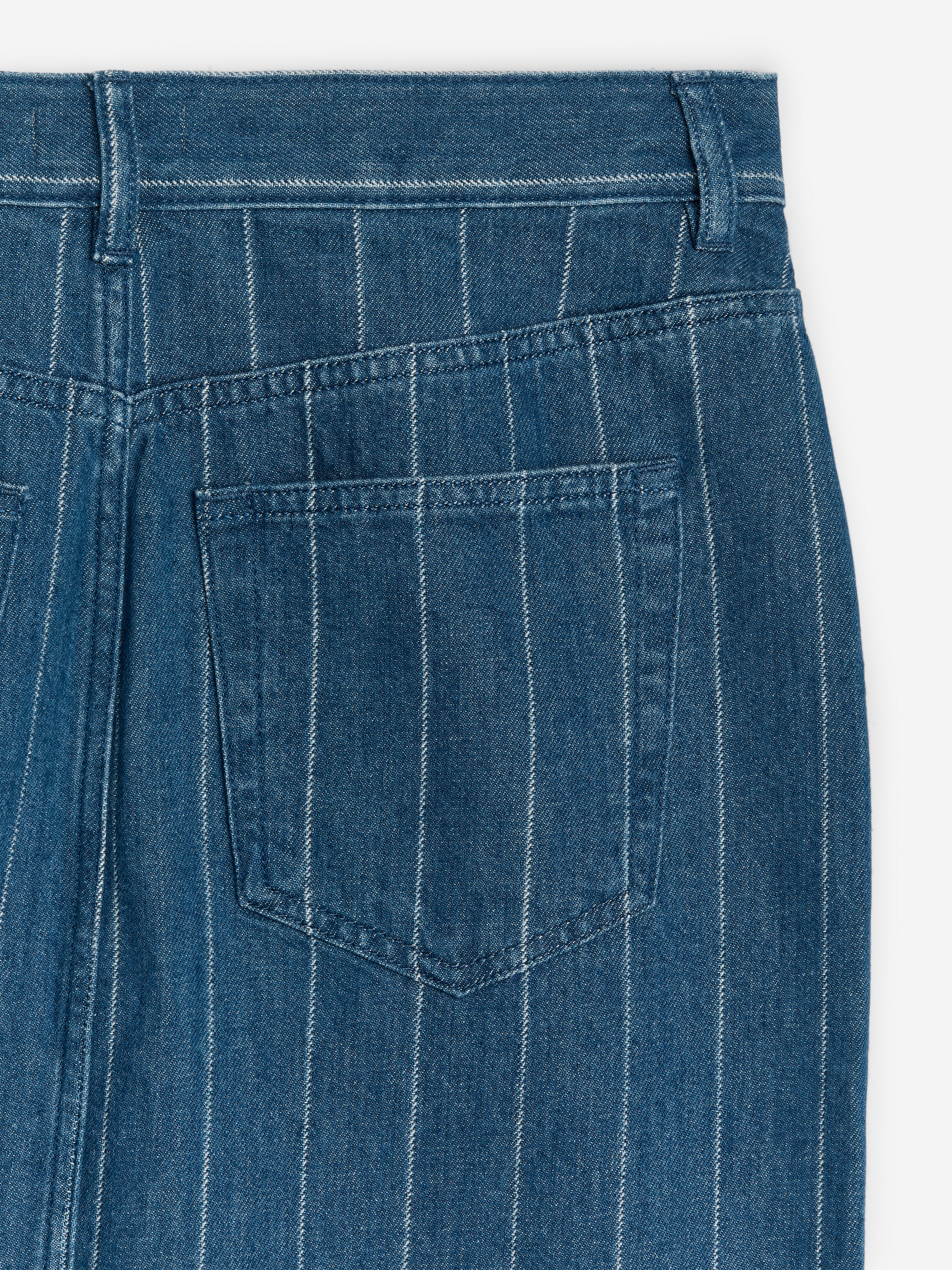 Se større billede: Denimnederdel - Blå/hvid - DAME | H&M DK 2