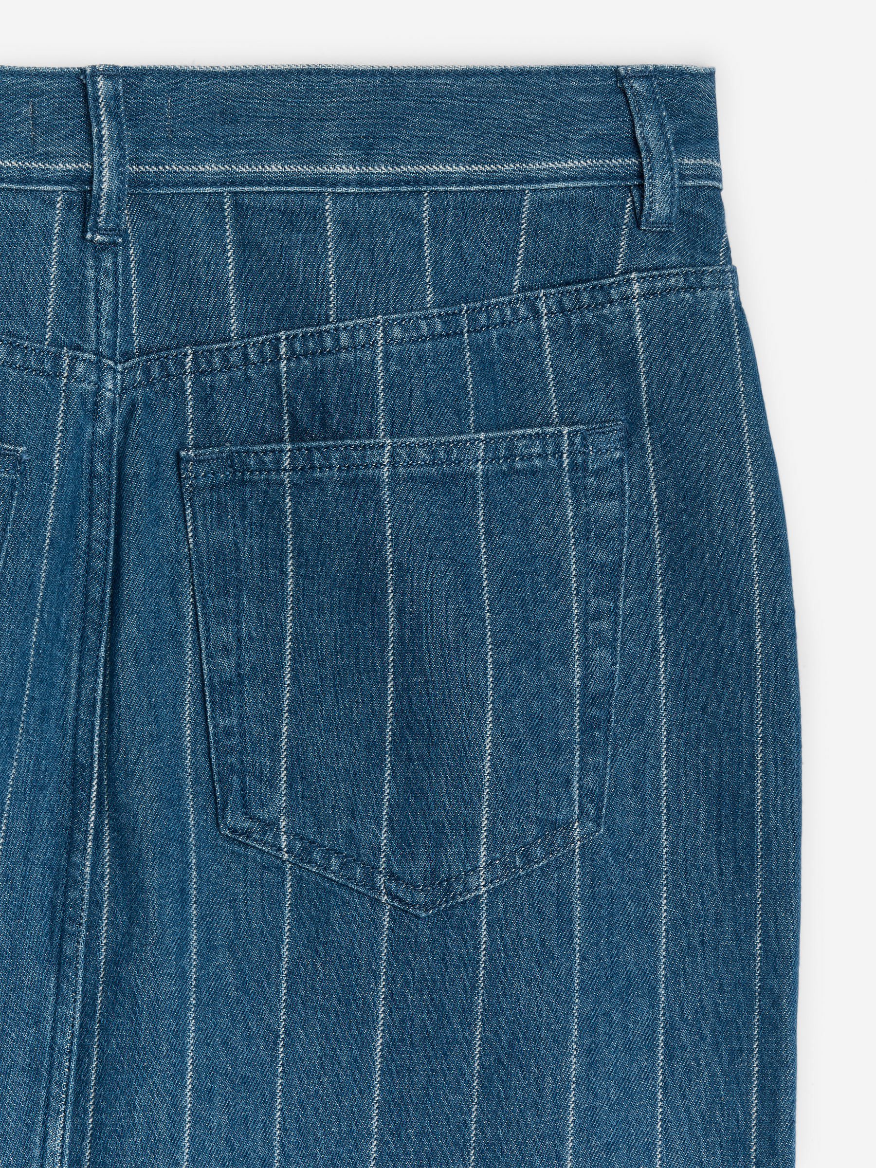 Denim Skirt - Blue/White - Regular fit - Women - StillMedia/DescriptiveDetail - 1