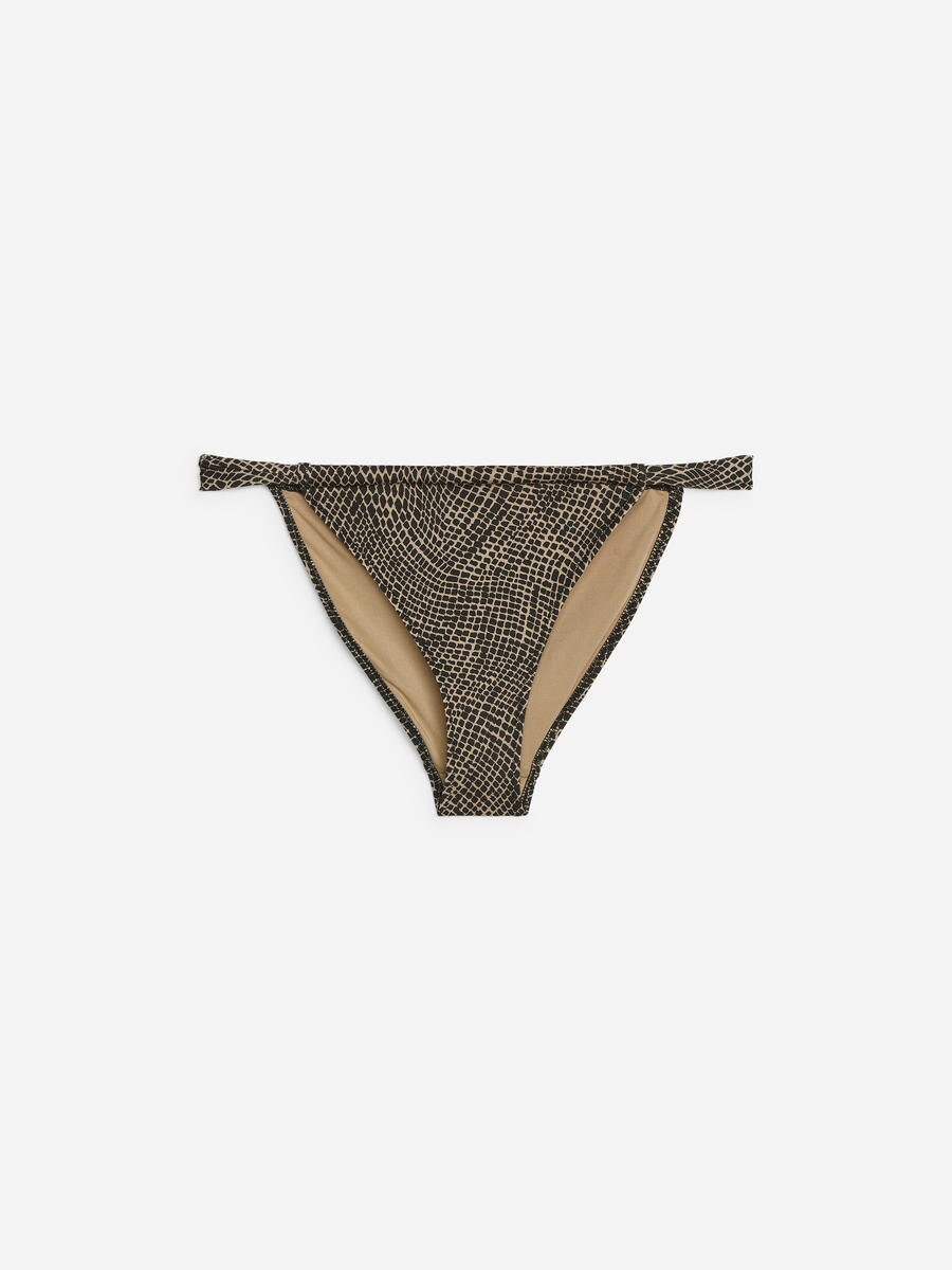 Arket Women's Beige Tanga Bikini Bottoms -, 44