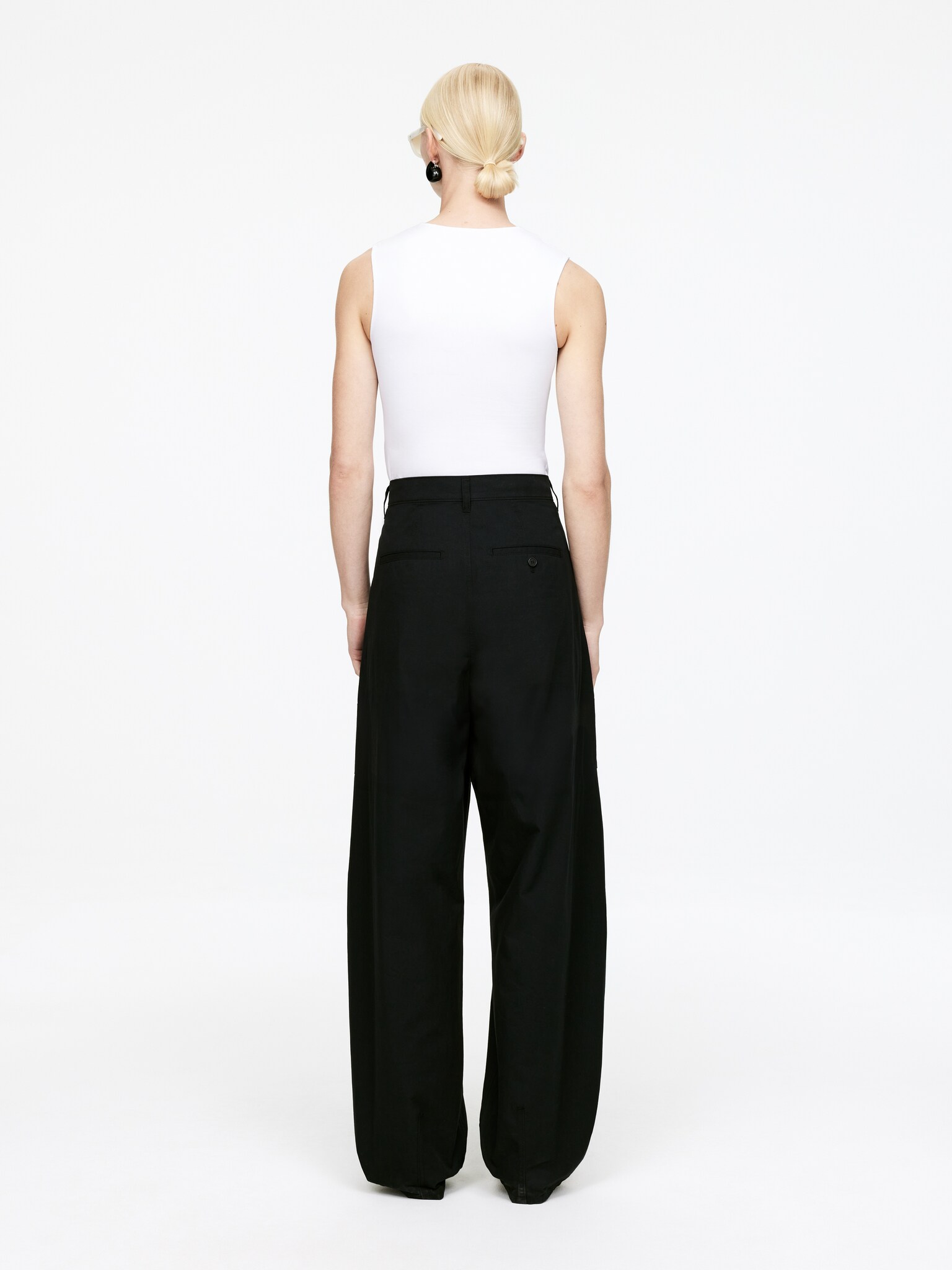Body sans manches - Blanc/Noir - 3