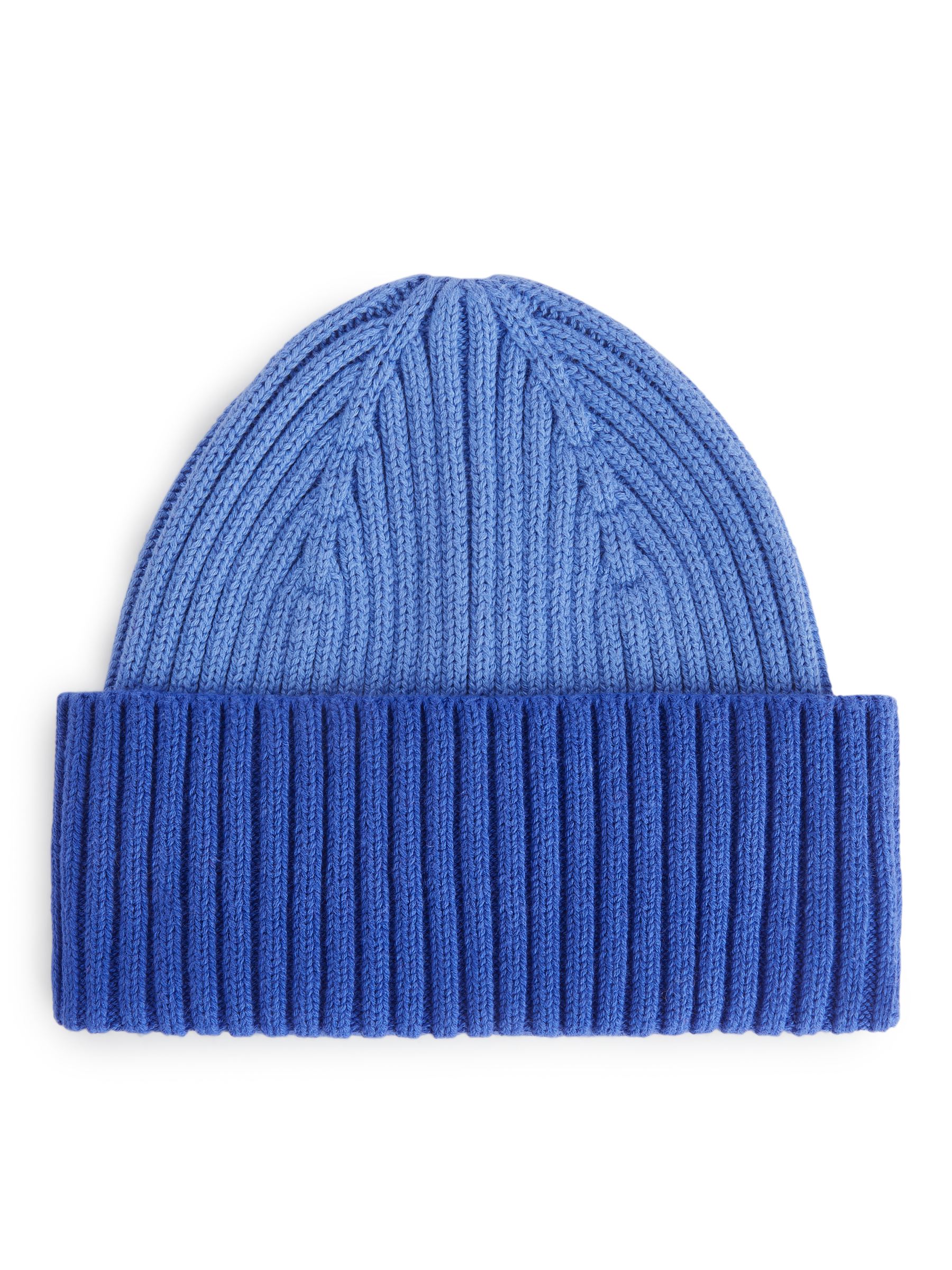 Rippstrickmütze - Blau - Kinder - StillMedia/DescriptiveStillLife - 1