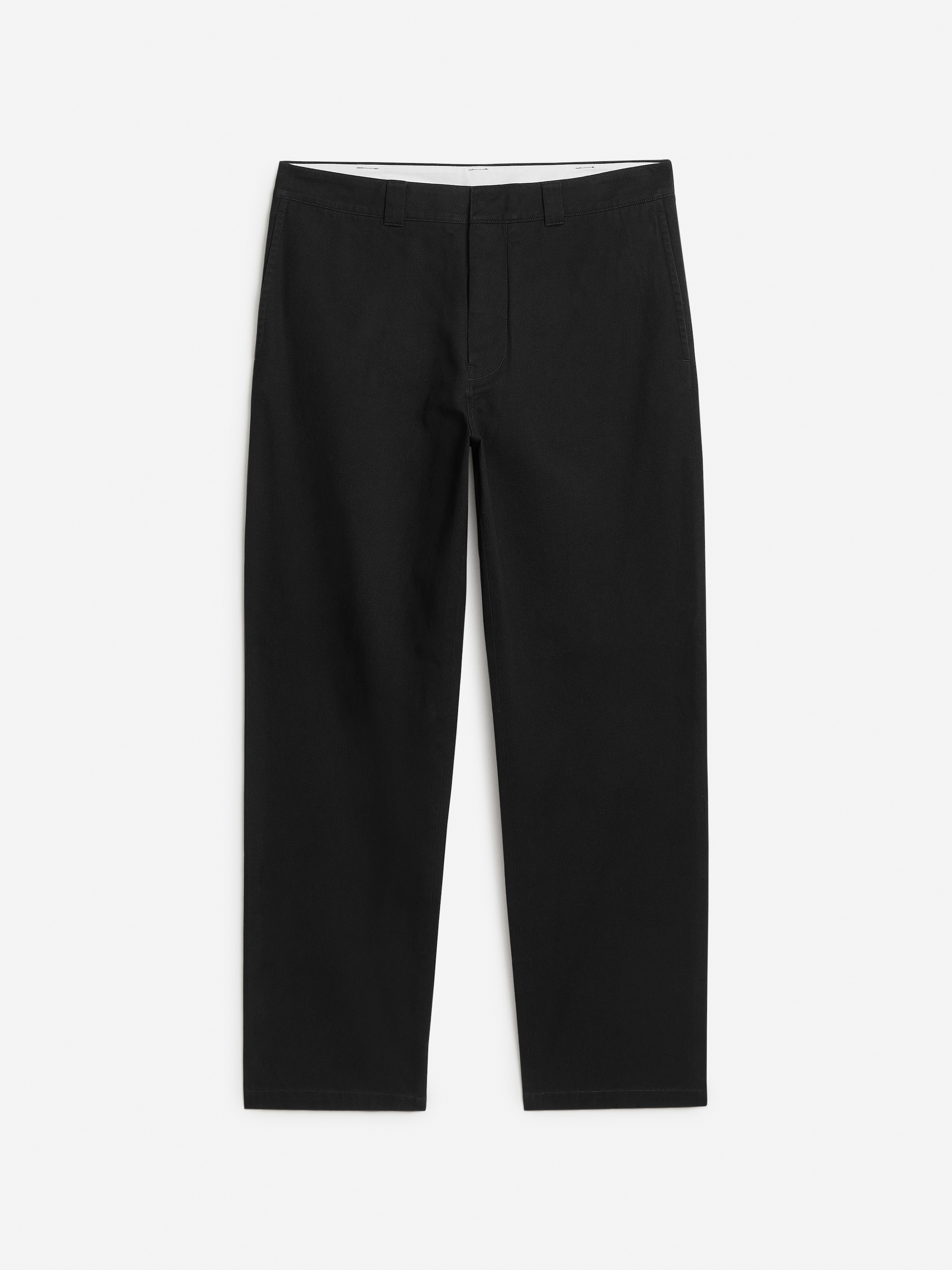 View larger image: Cotton Twill Trousers - Black - Men | H&M GB 1