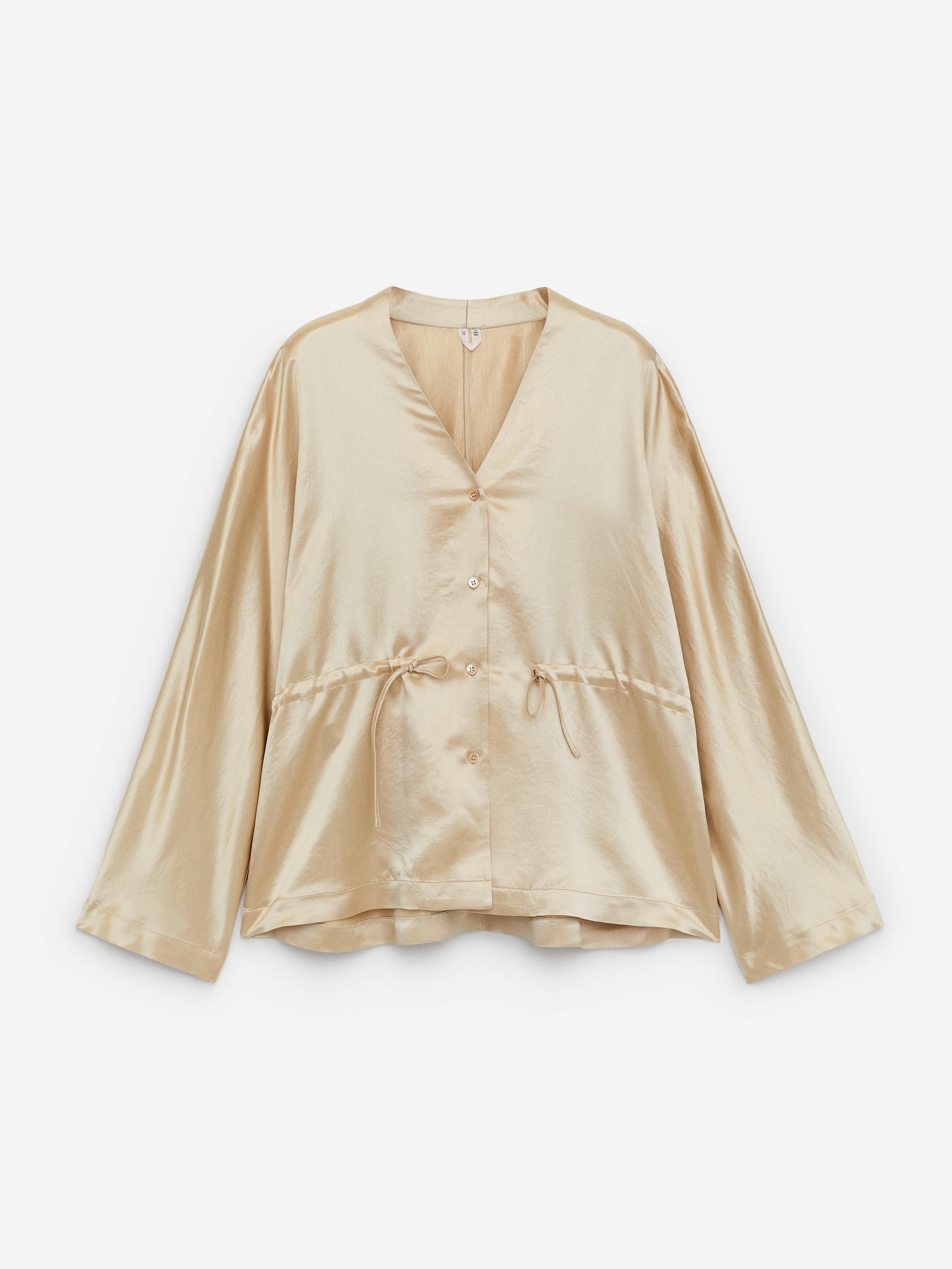 Bluse mit Schleife-#D1CAB7-16535