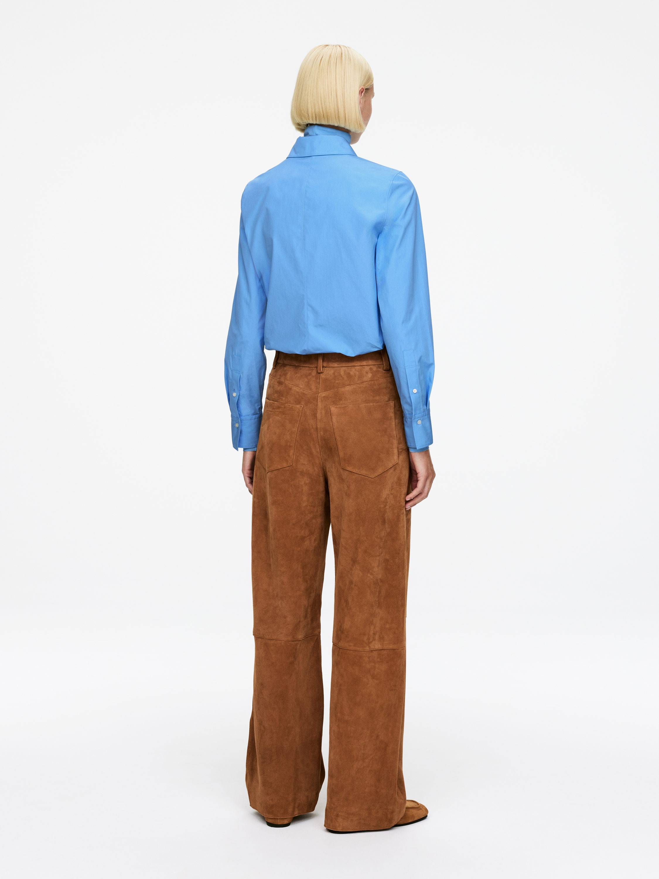 Zip Shirt - Light Blue - Regular fit - Women - StillMedia/Lookbook - 6