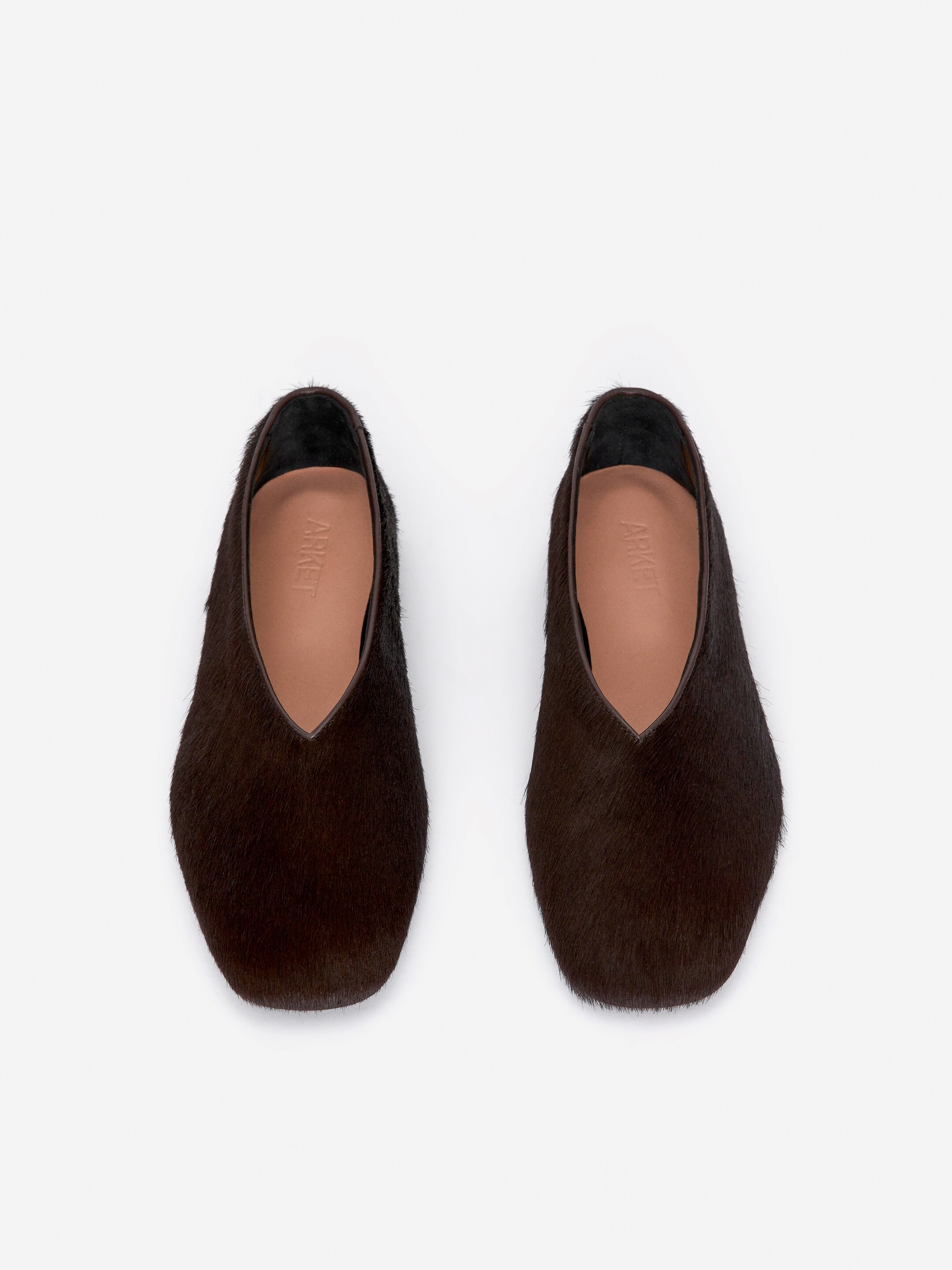 Agrandir l'image: Ballerines en cuir - Marron - FEMME | H&M BE 4