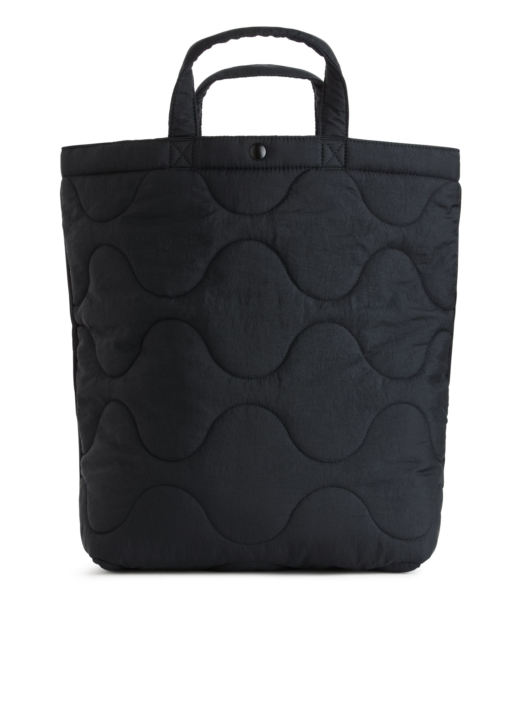 Quilted Tote Bag - Black - Men - StillMedia/DescriptiveStillLife - 1