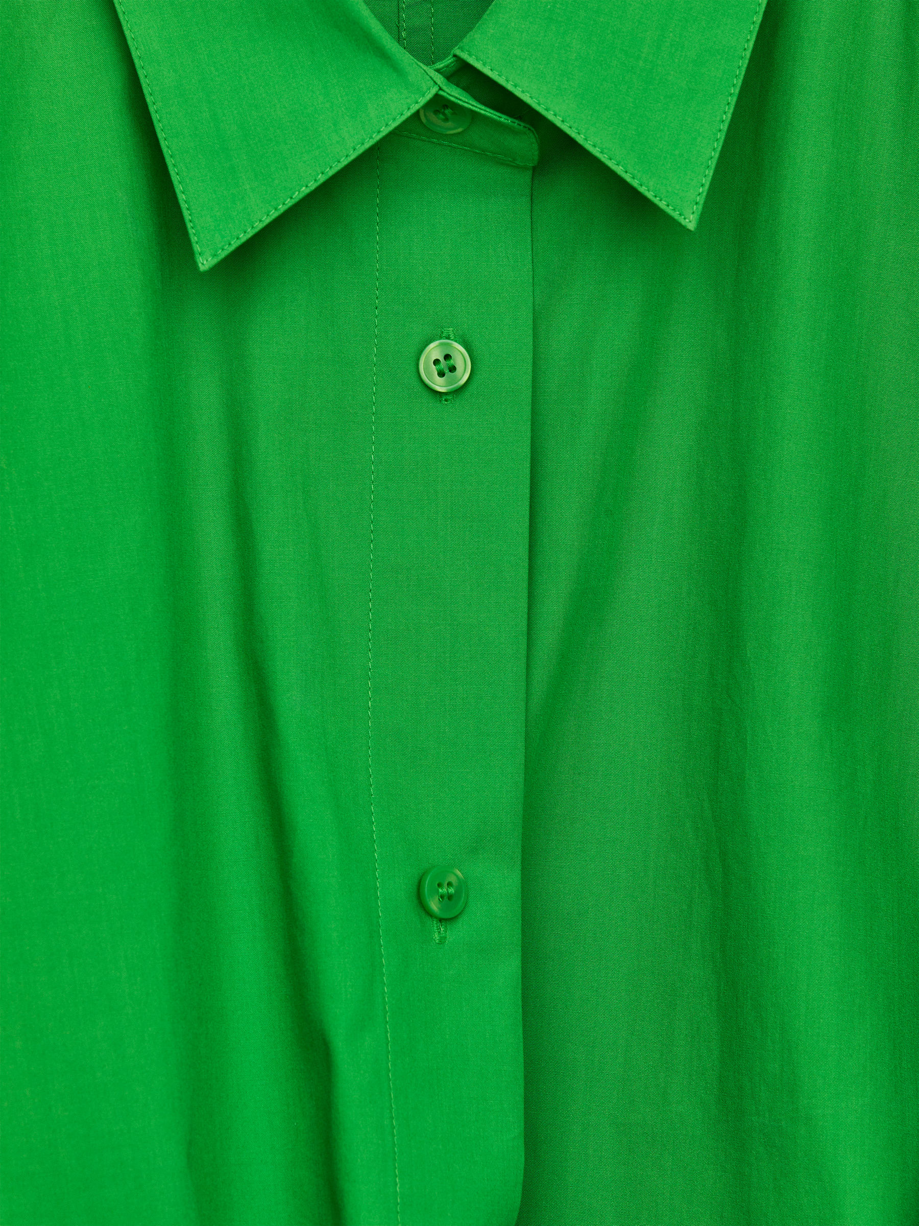 Wrap Shirt Dress - Green - Regular fit - Women - StillMedia/DescriptiveDetail - 1