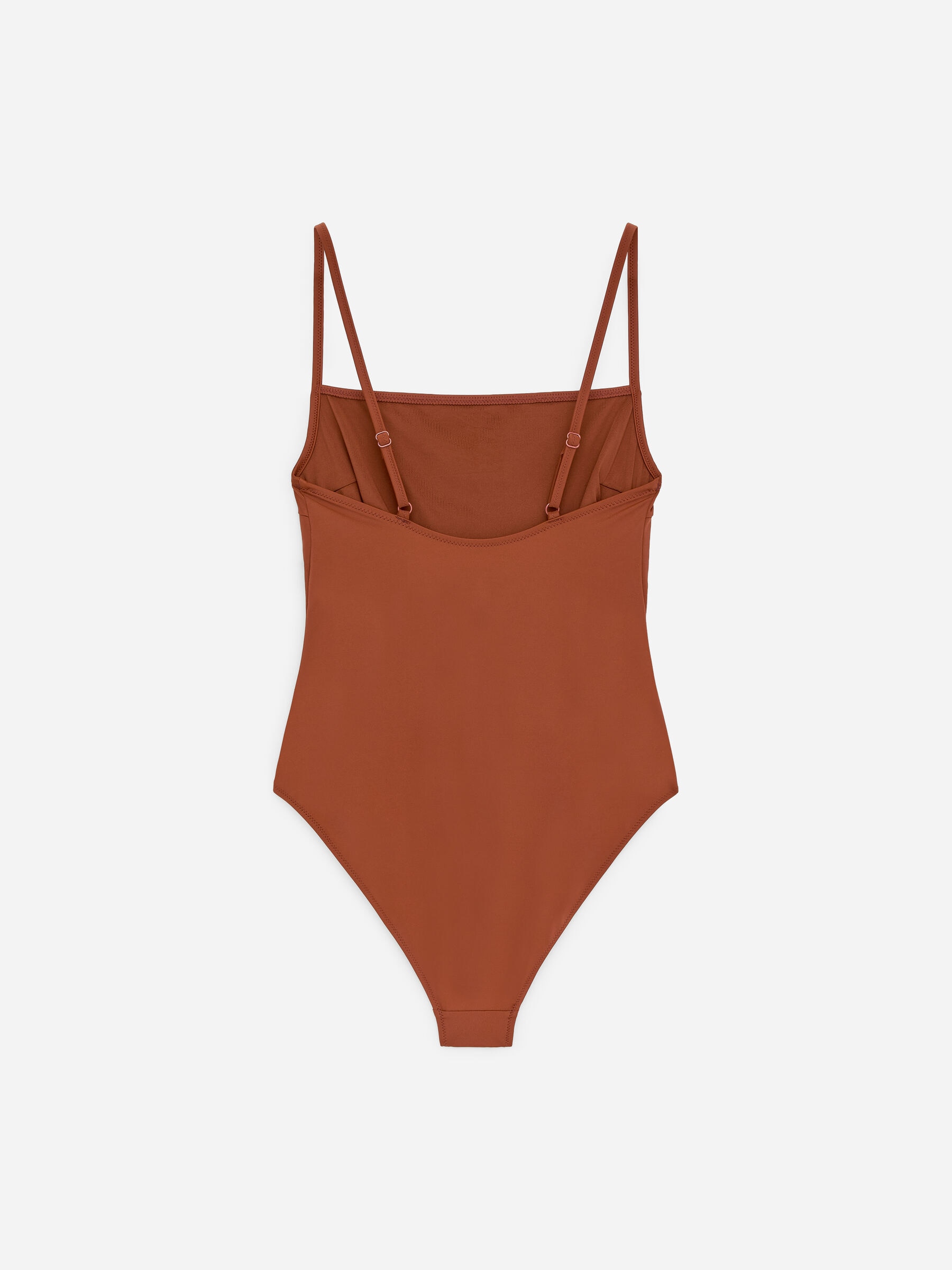 Baddräkt med rak ringning - Brun - Women - StillMedia/DescriptiveStillLife - 1
