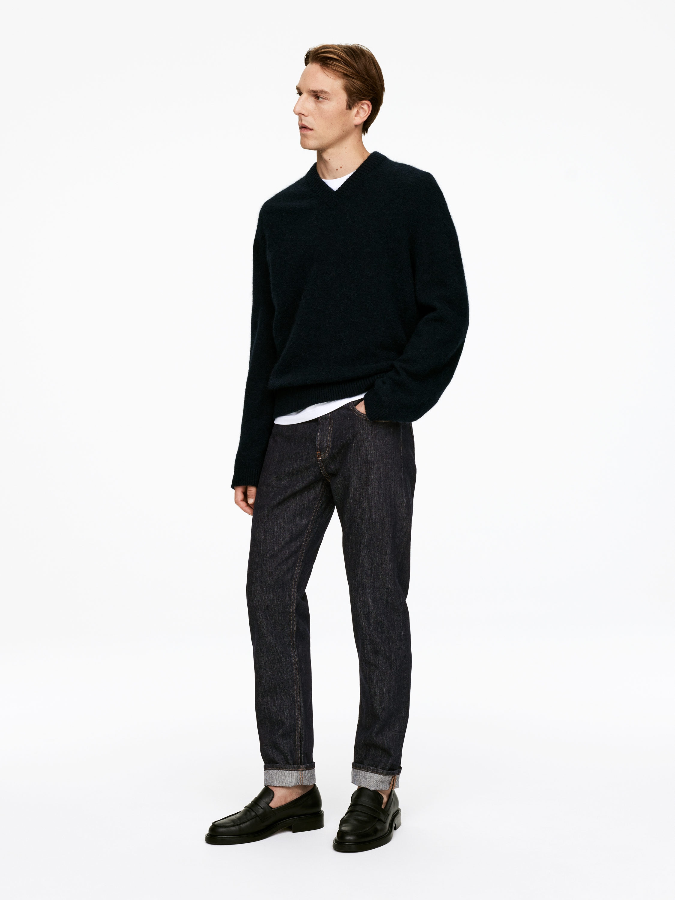 PARK Regular Straight Jeans - Dark Blue - Regular fit - Men - StillMedia/Lookbook - 4
