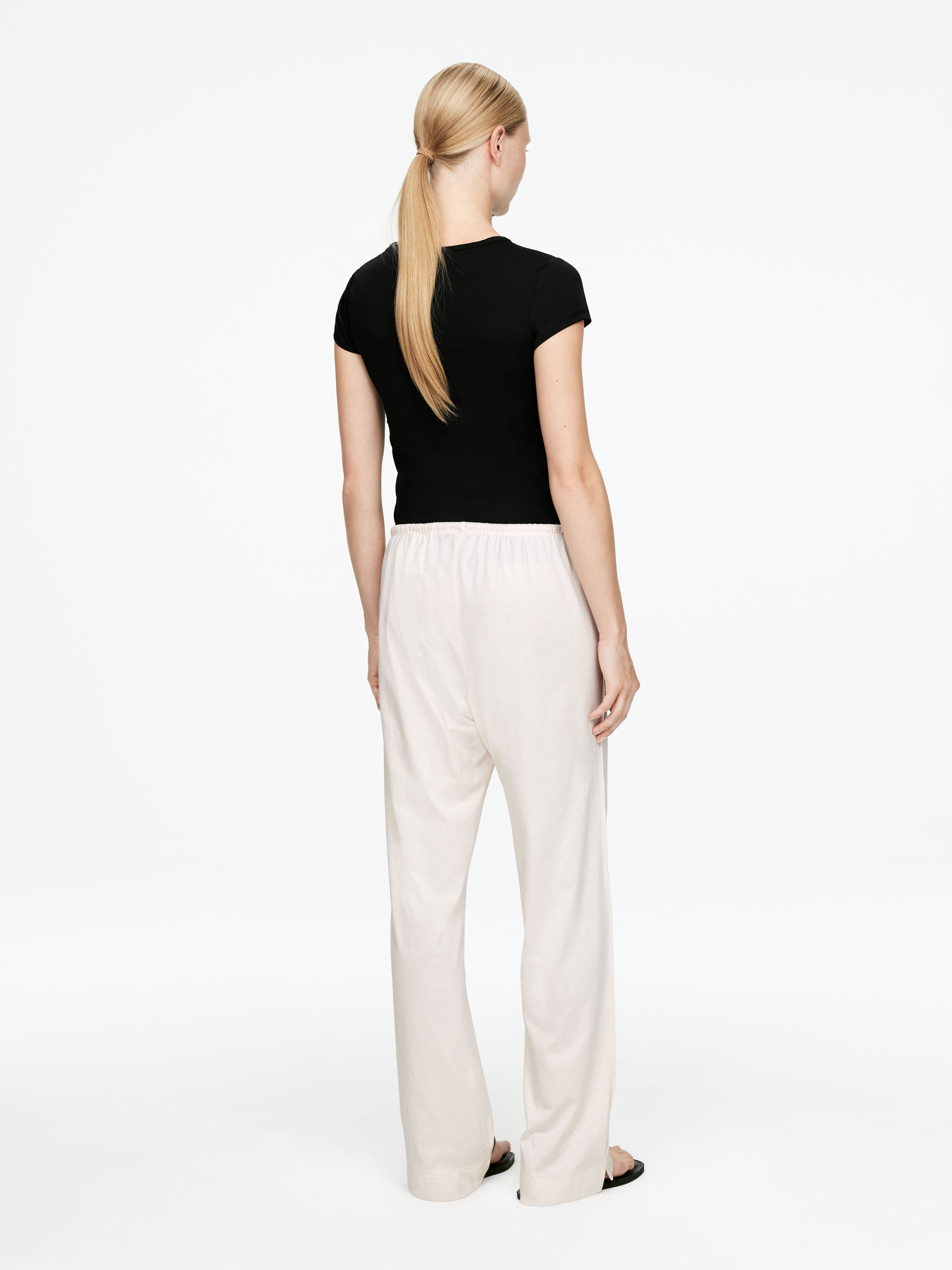 Cotton Trousers - Beige - Regular fit - Women - StillMedia/Lookbook - 4