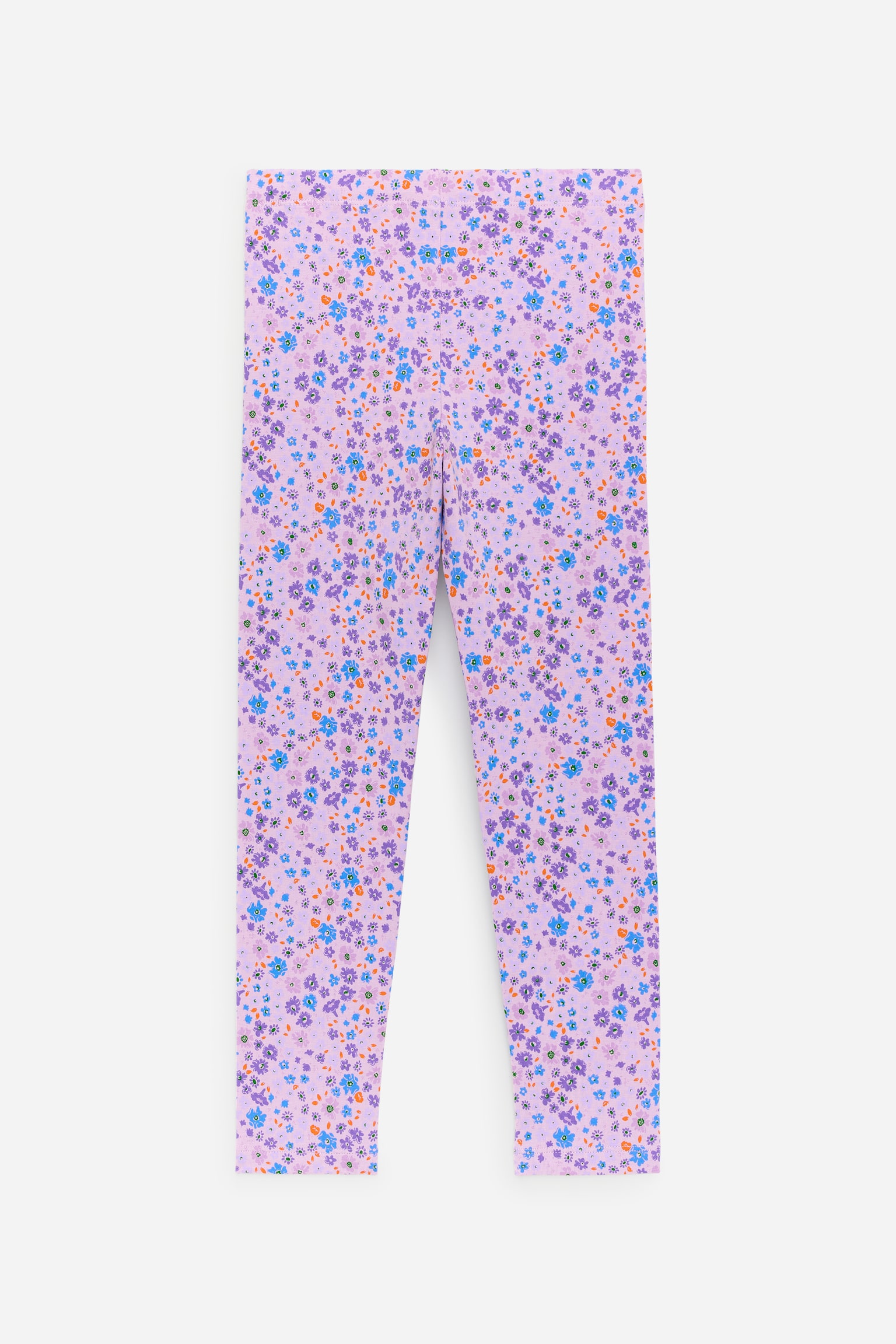 Leggings en jersey imprimé - Mauve/Floral/Lilas/Nœuds rouges - 2
