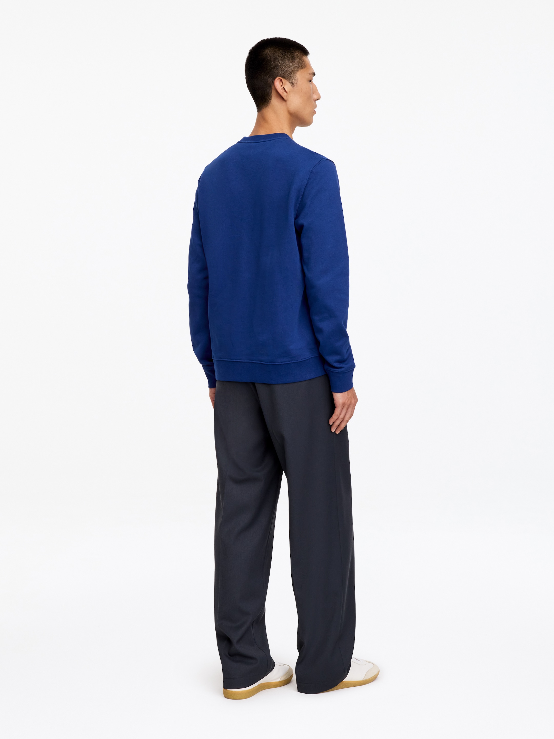 Średniej grubości bluza - Ciemnoniebieski - Fason normalny - men - StillMedia/Lookbook - 8