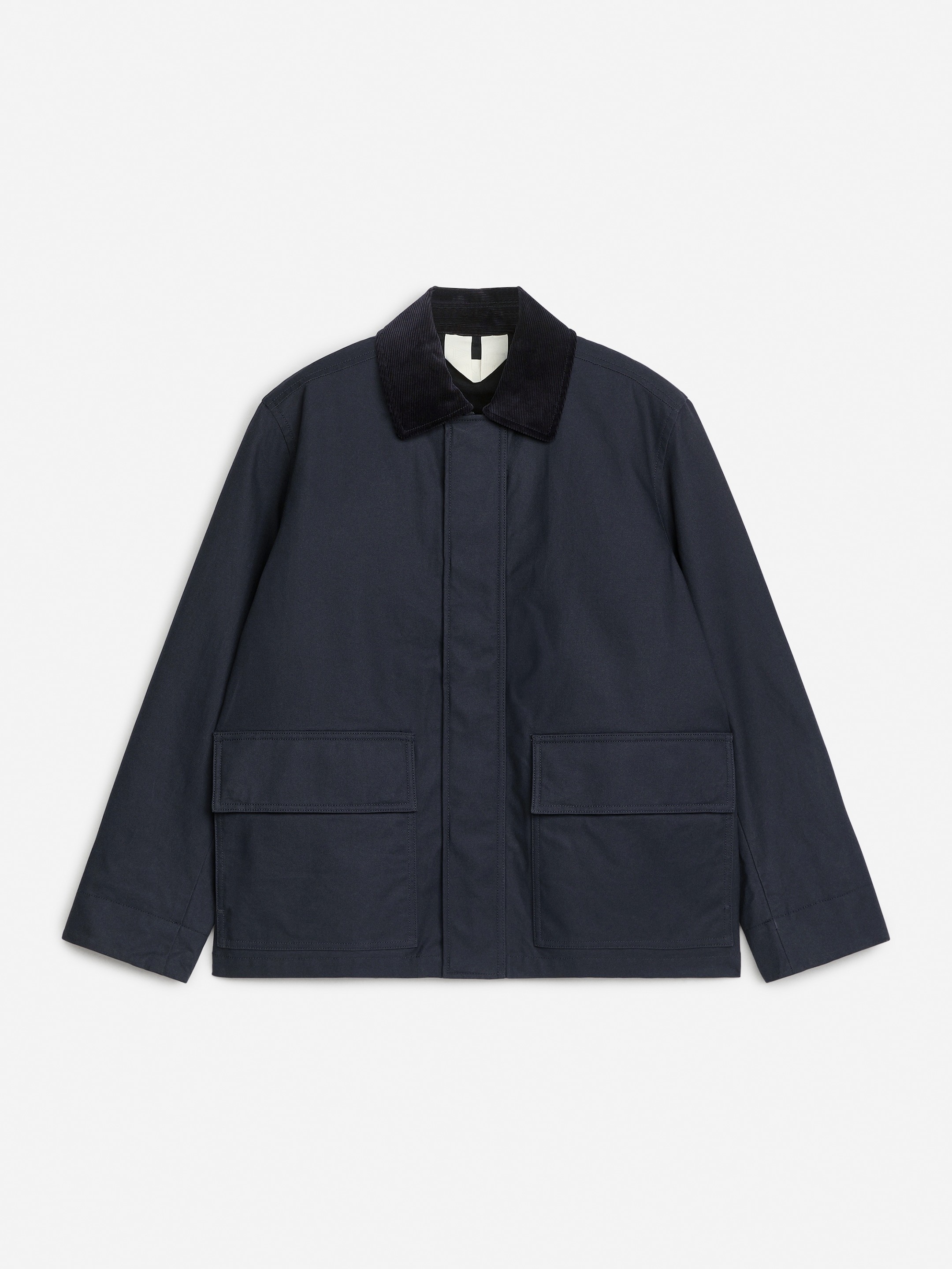 Agrandir l'image: Veste en coton ciré - Bleu foncé - HOMME | H&M FR 6