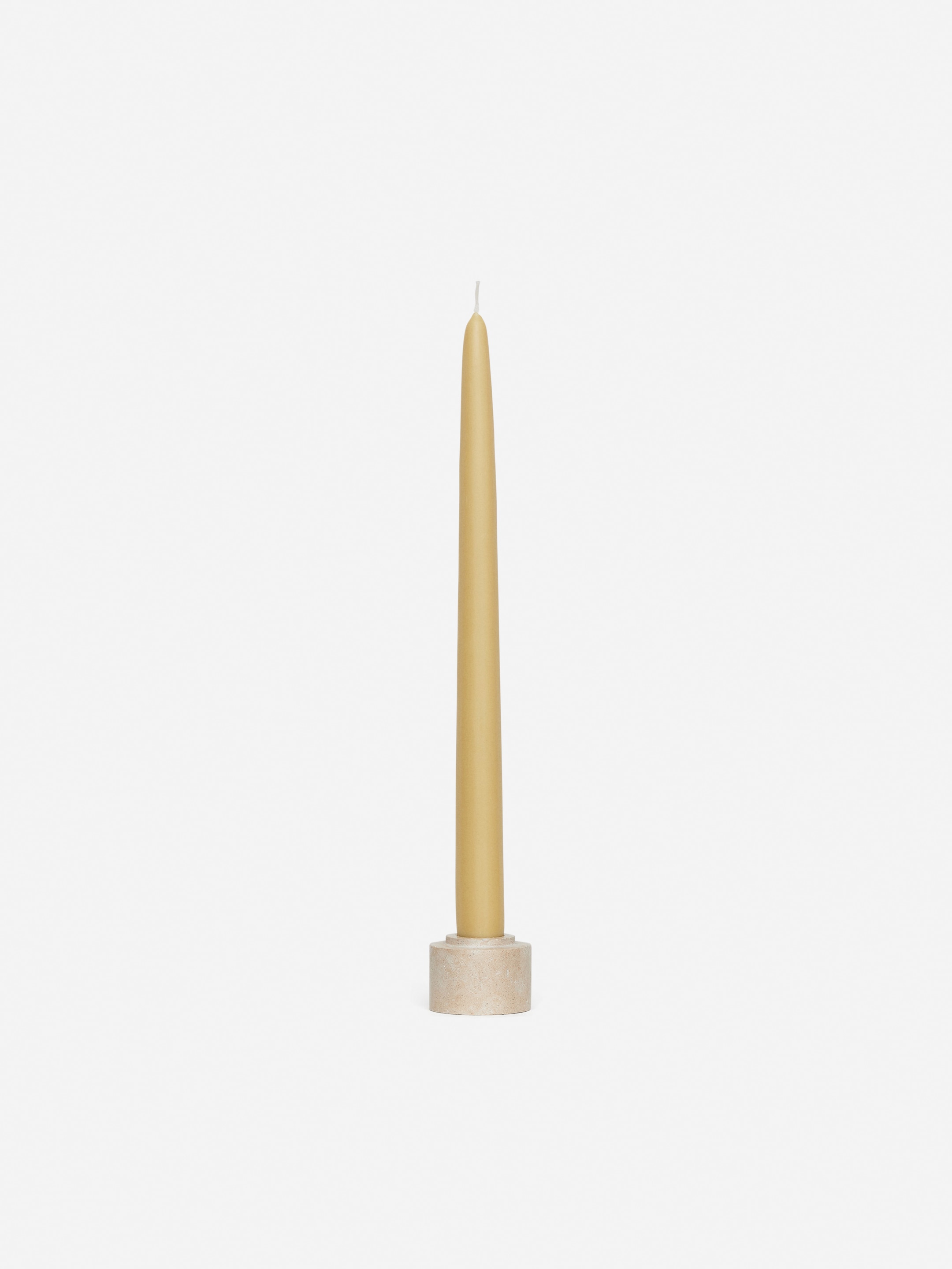 Agrandir l'image: Lot de 2 bougies coniques - Jaune pâle - Home All | H&M FR 2