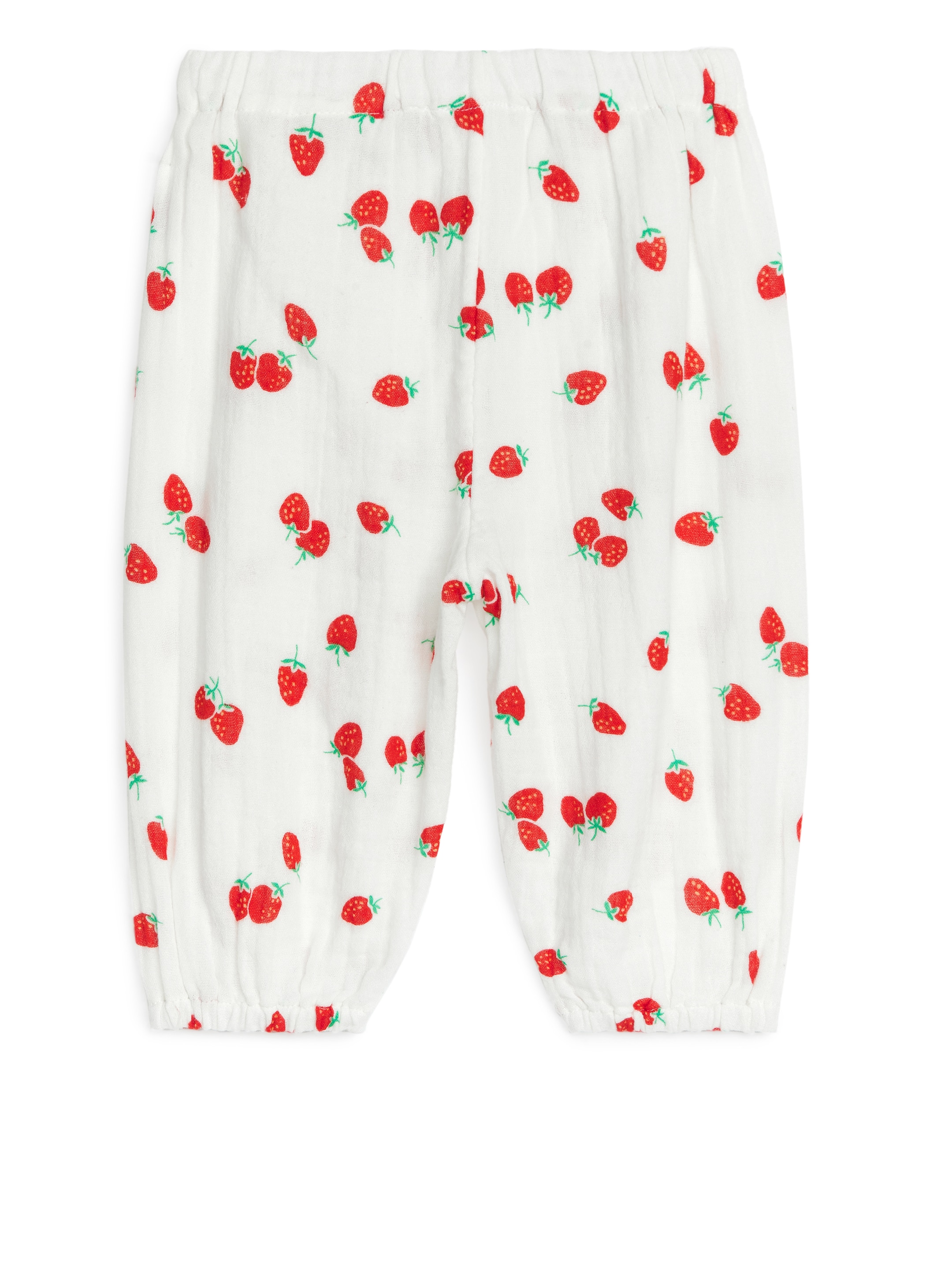 Cotton Muslin Trousers - White - Loose fit - Children - StillMedia/DescriptiveStillLife - 1
