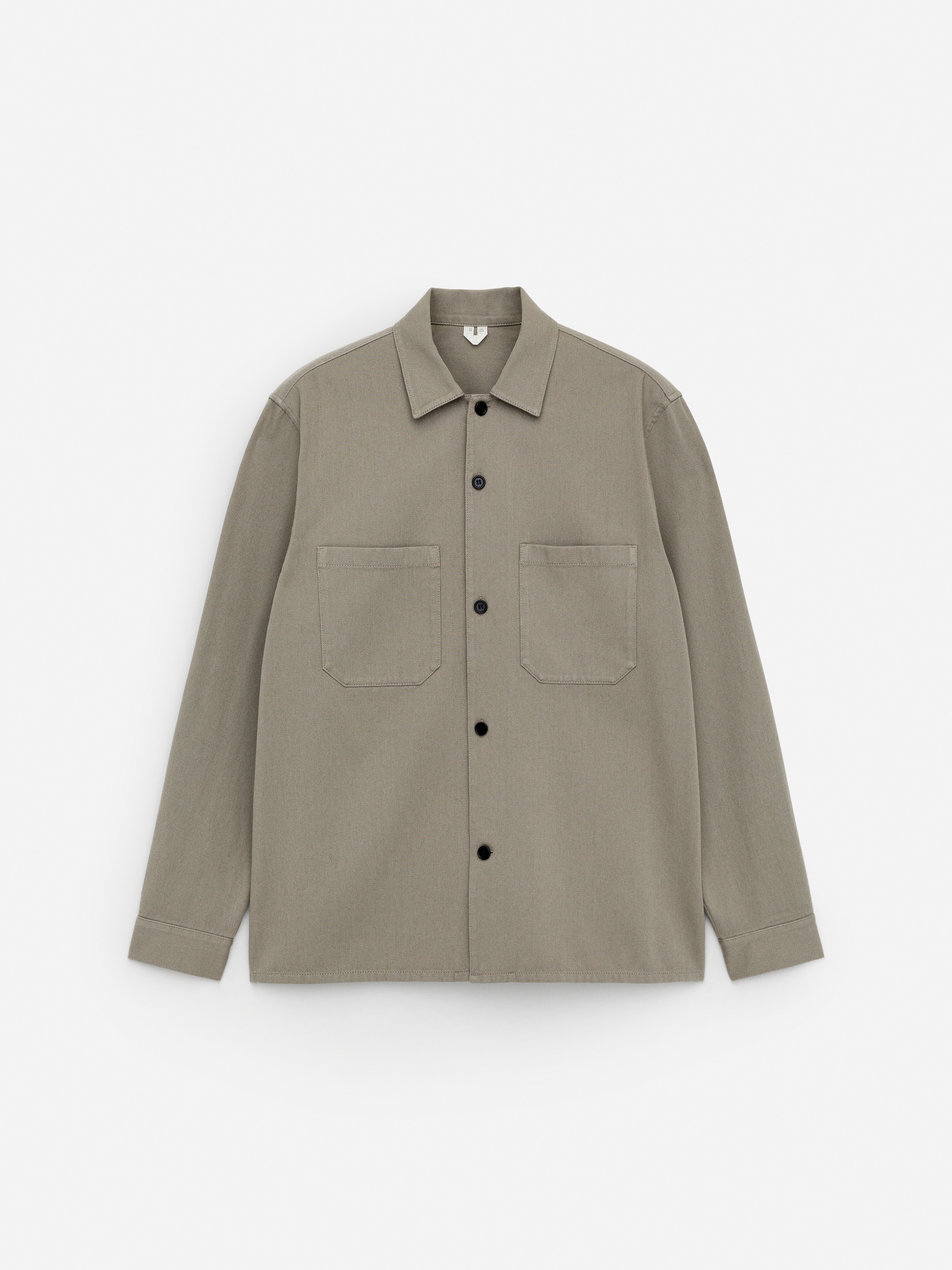 Ver imagen más grande: Cotton Twill Overshirt - Piedra - HOMBRE | H&M ES 1