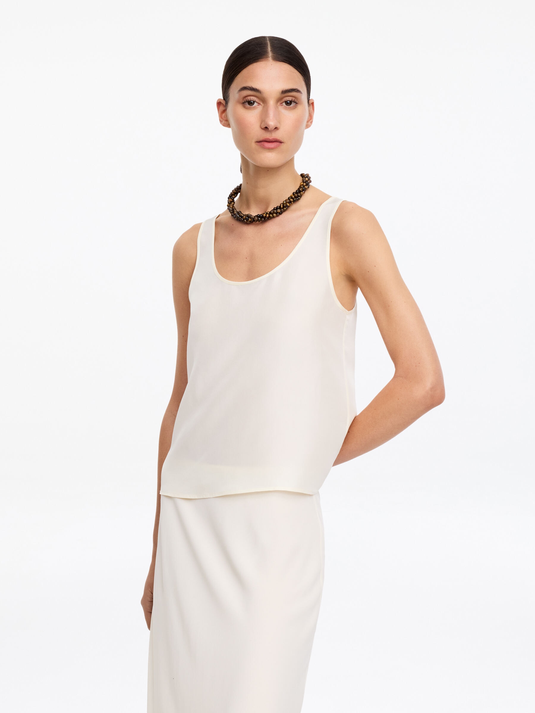 Chunky Necklace - Brown - Women - StillMedia/Lookbook - 3