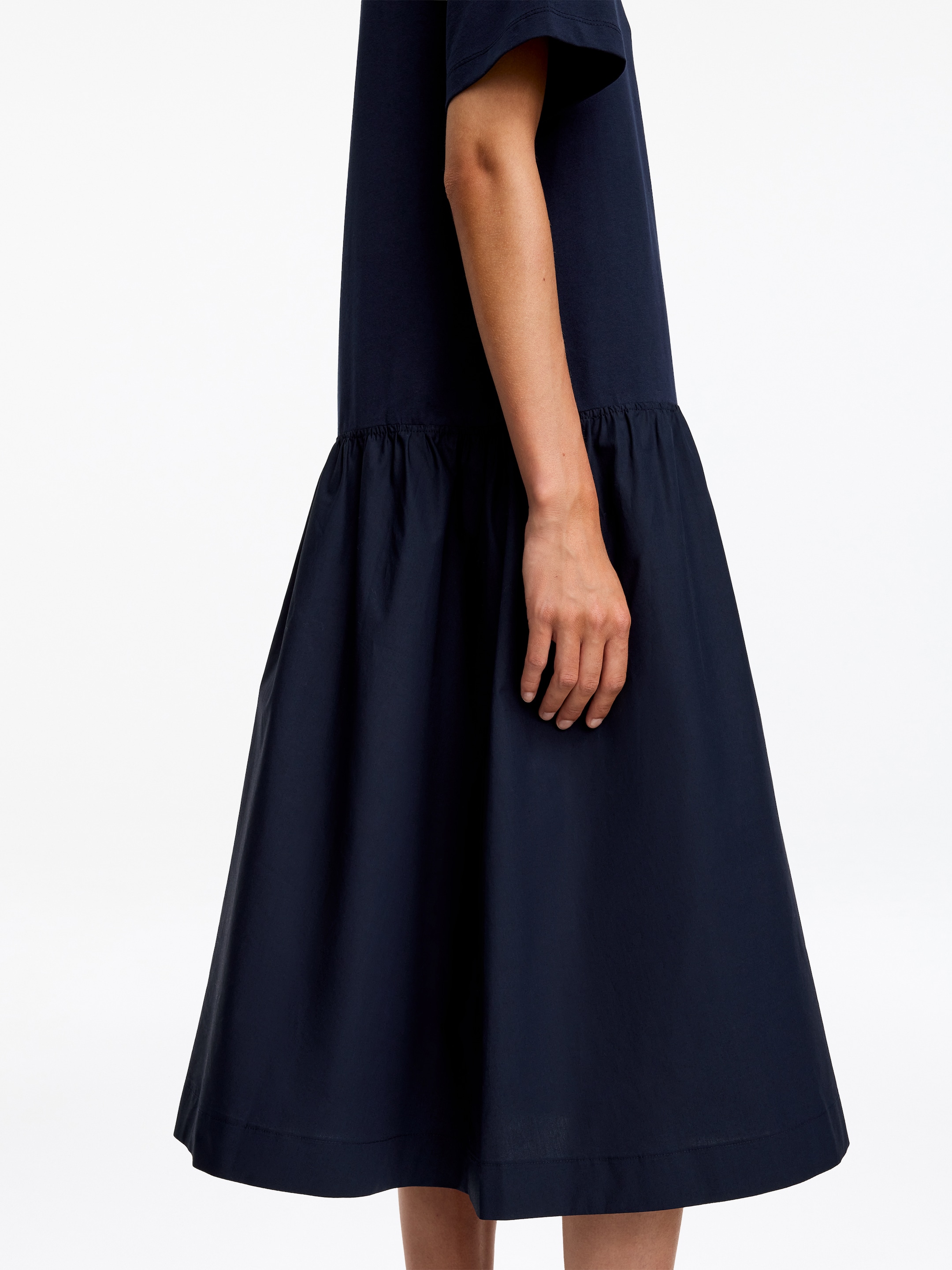 Midikleid mit V-Ausschnitt - Navy - Regular Fit - Damen - StillMedia/Lookbook - 4