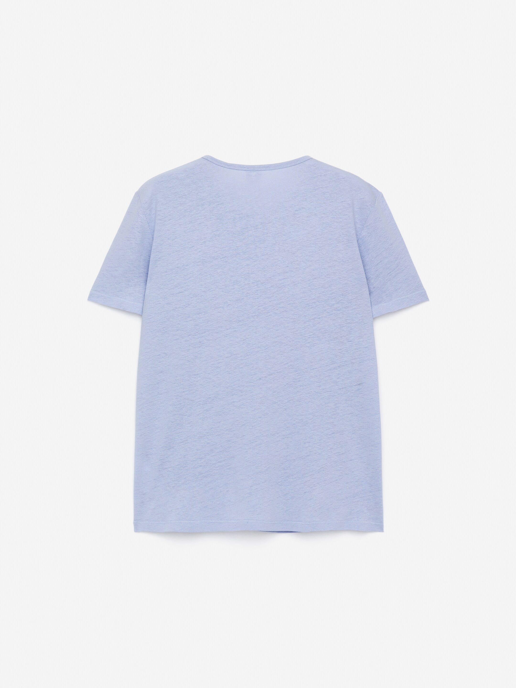 Vezi imaginea mai mare: Tricou din amestec de in - Albastru deschis - FEMEI | H&M RO 6