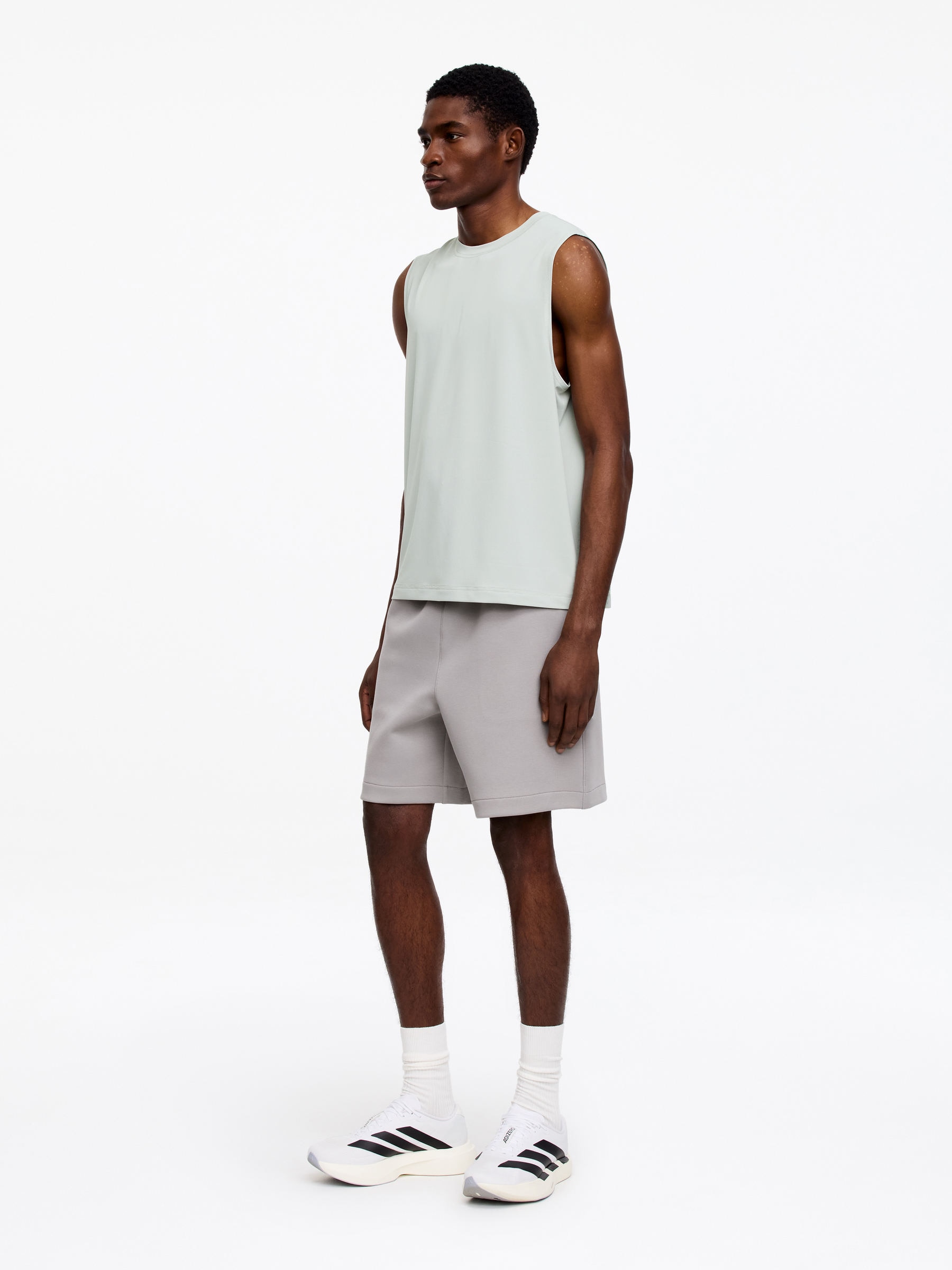 Tank Top - Light Sage - Relaxed fit - Men - StillMedia/Lookbook - 4