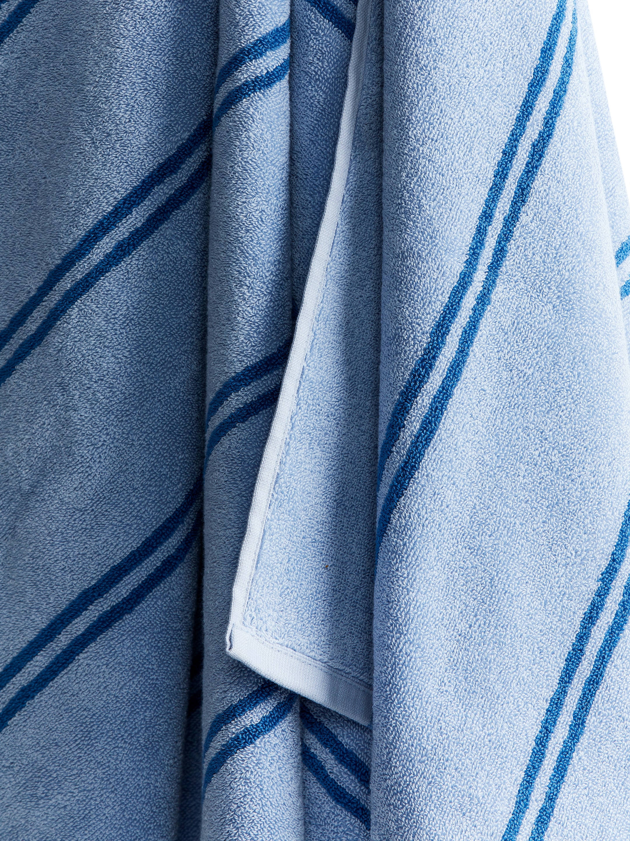 Se større billede: Badehåndklæde 80 x 165 cm - Blå - Home All | H&M DK 2