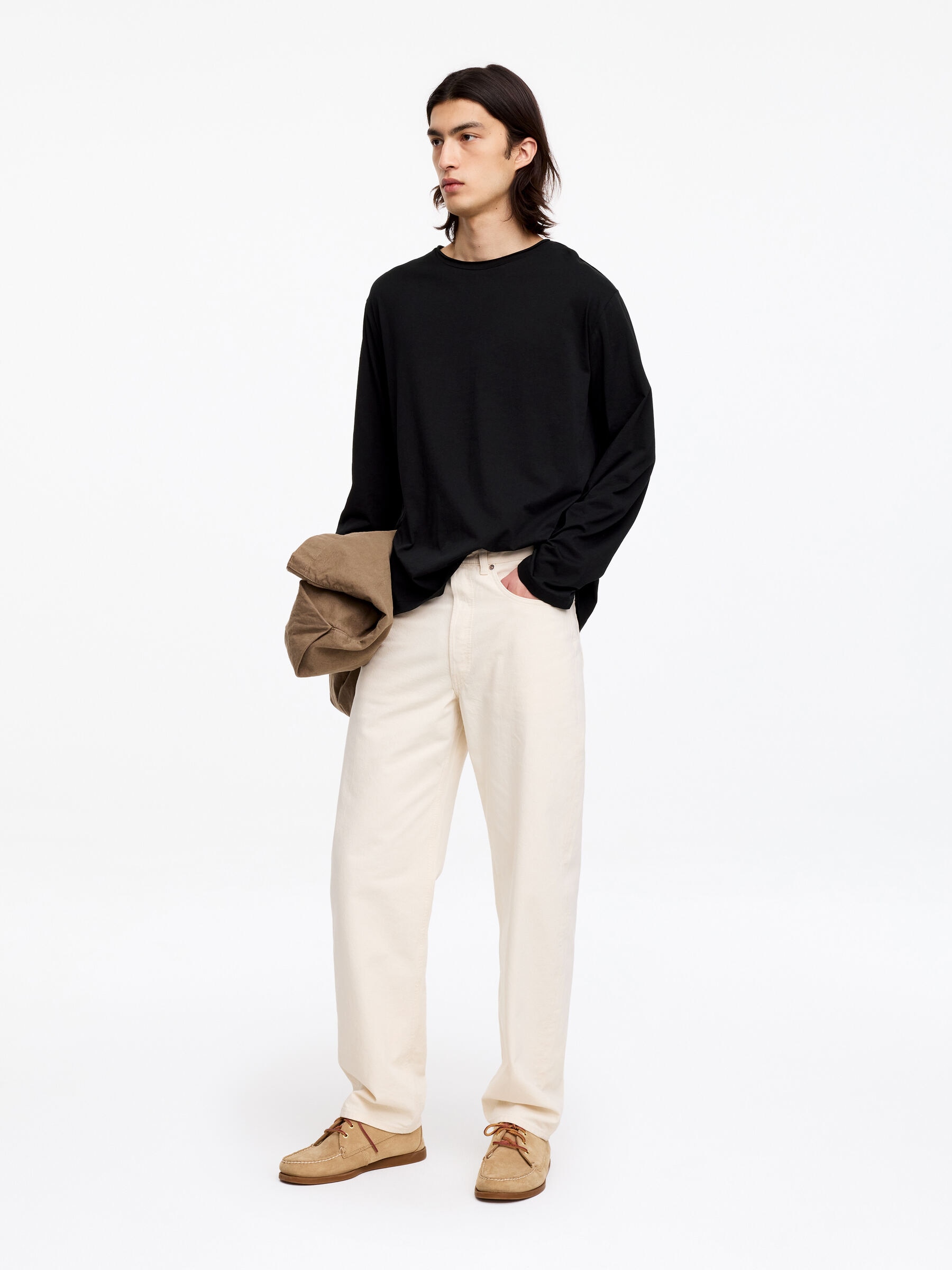 Long-Sleeve T-Shirt - Black - Regular fit - Men - StillMedia/Lookbook - 2