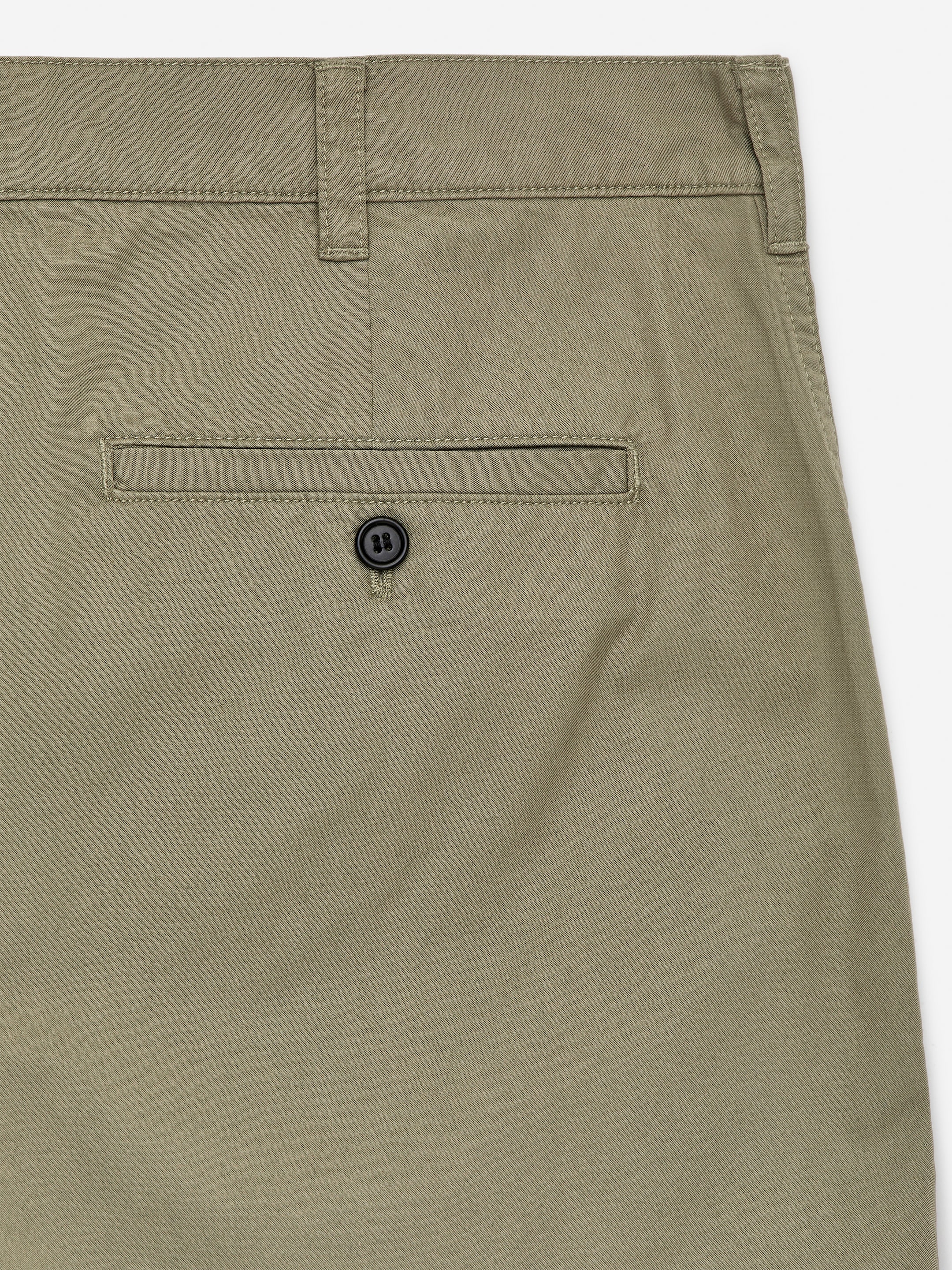 Shorts i bomull - Khakigrön - Regular fit - Men - StillMedia/DescriptiveDetail - 2