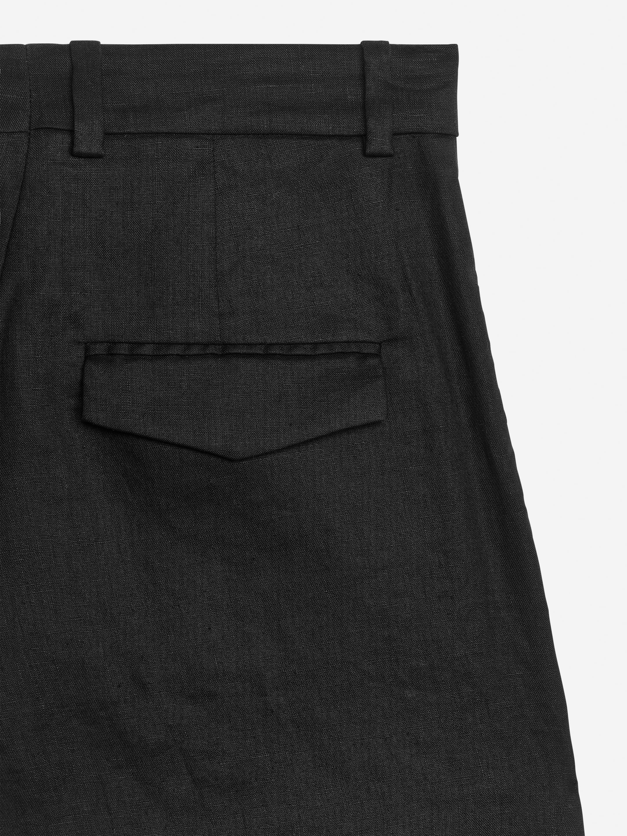 View larger image: Linen Trousers - Black - Ladies | H&M GB 2