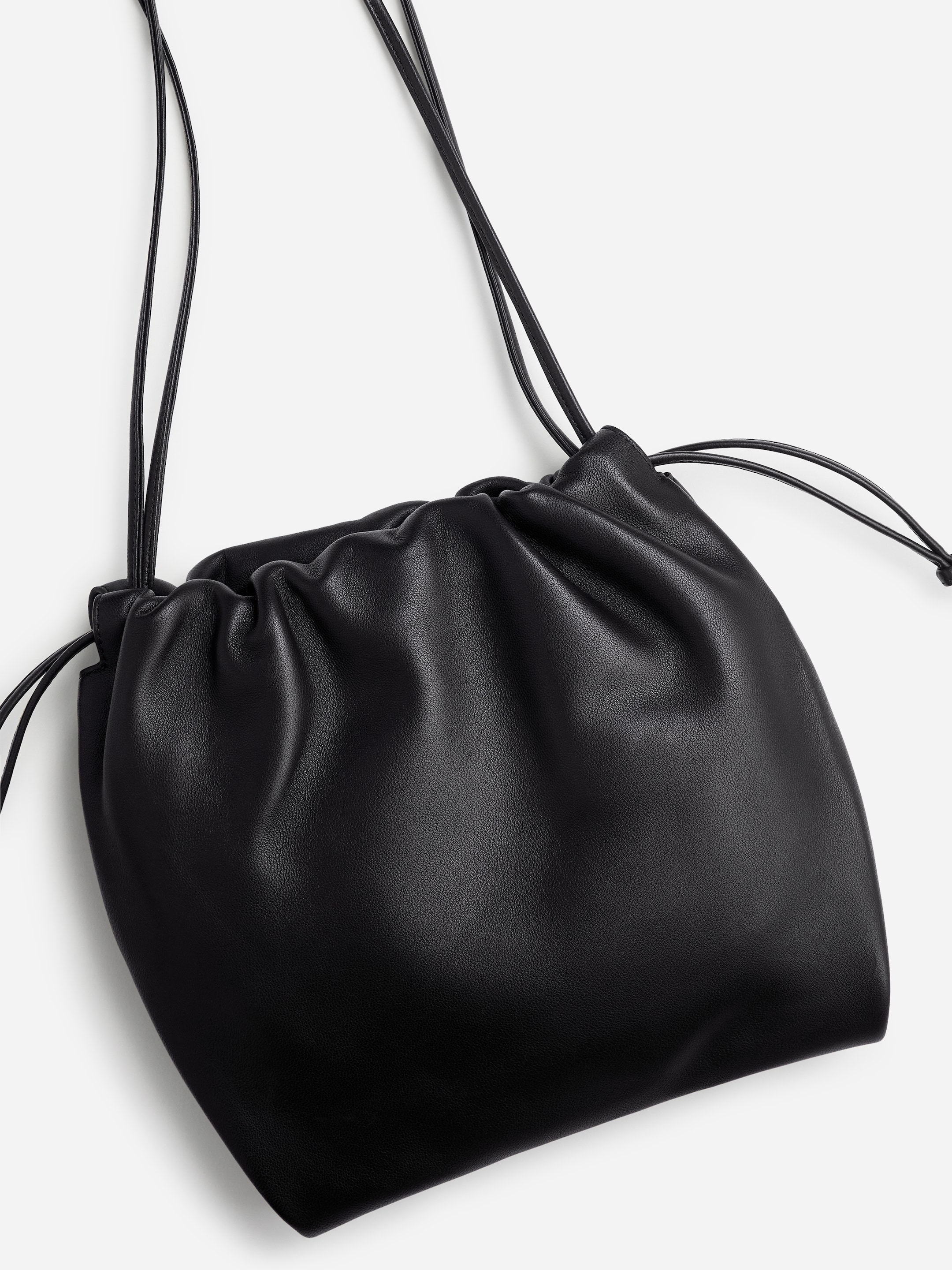 Small gathered leather bag - Black - women - StillMedia/DescriptiveDetail - 3