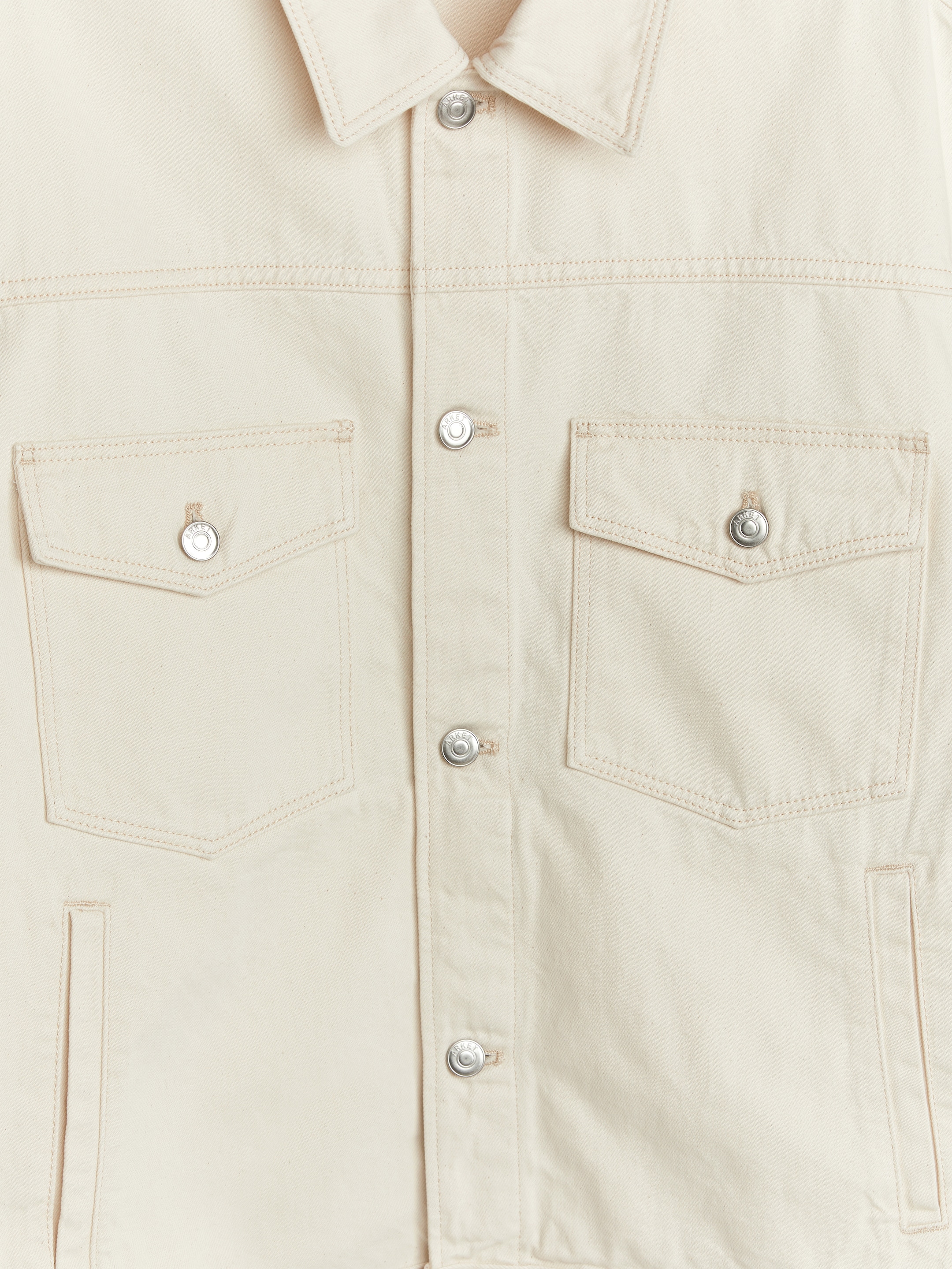 Größeres Bild ansehen: Ungefärbte Jeansjacke - Ecru - Men | H&M DE 2