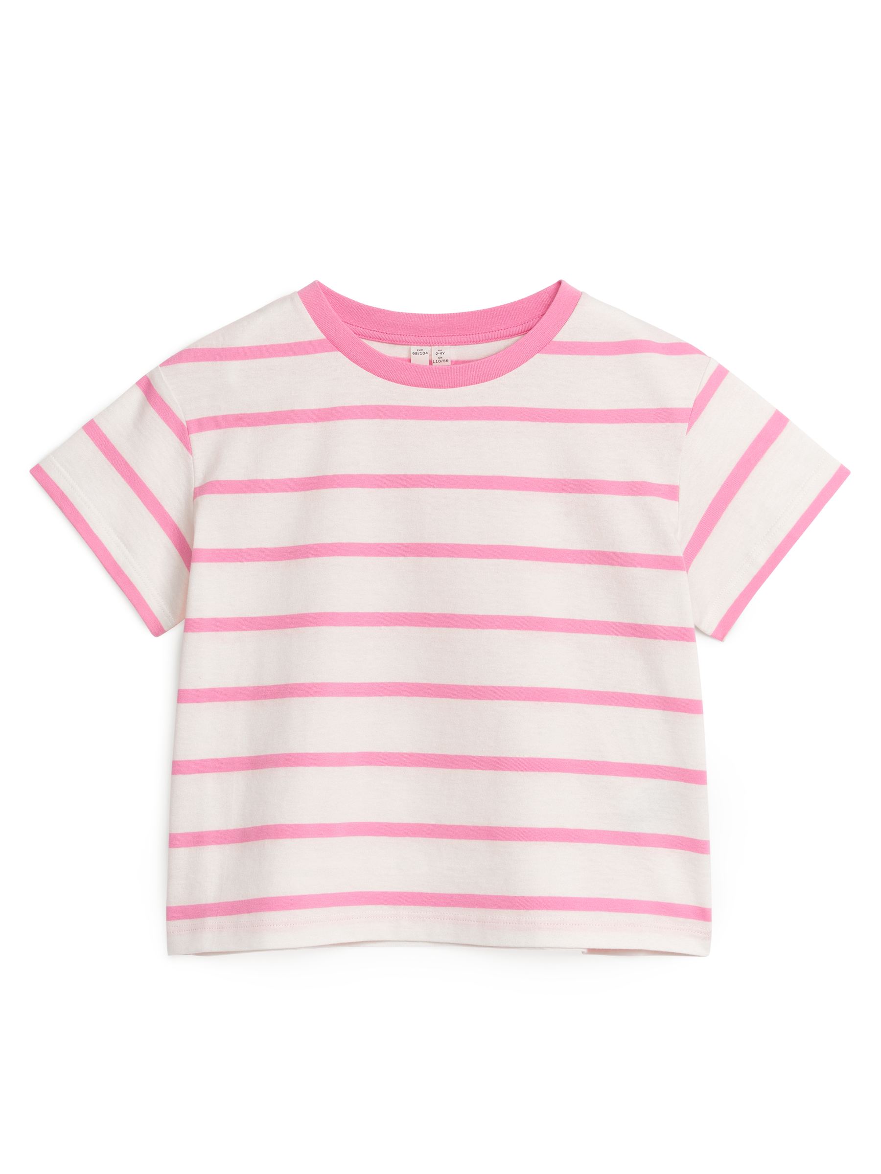 Weit geschnittenes T-Shirt - Weiß/Rosa - Oversize - Kinder - StillMedia/DescriptiveStillLife - 1