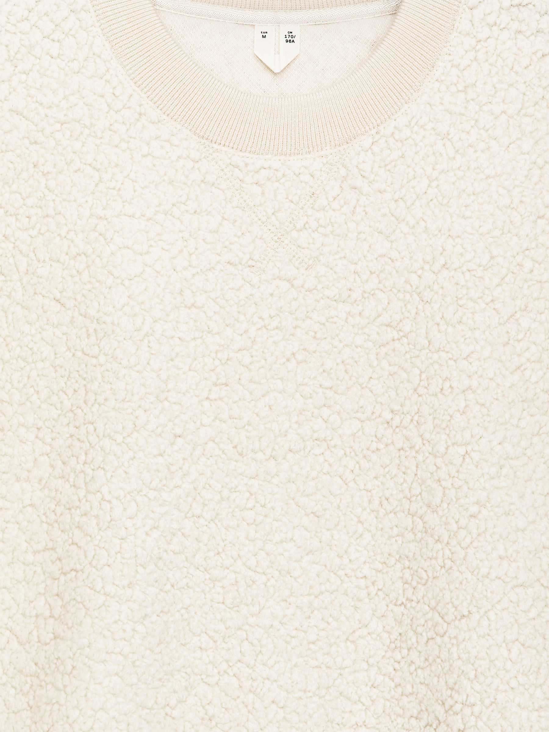 Fleece-Sweatshirt aus einer Wollmischung - Cremeweiß - Regular Fit - Damen - StillMedia/DescriptiveDetail - 1