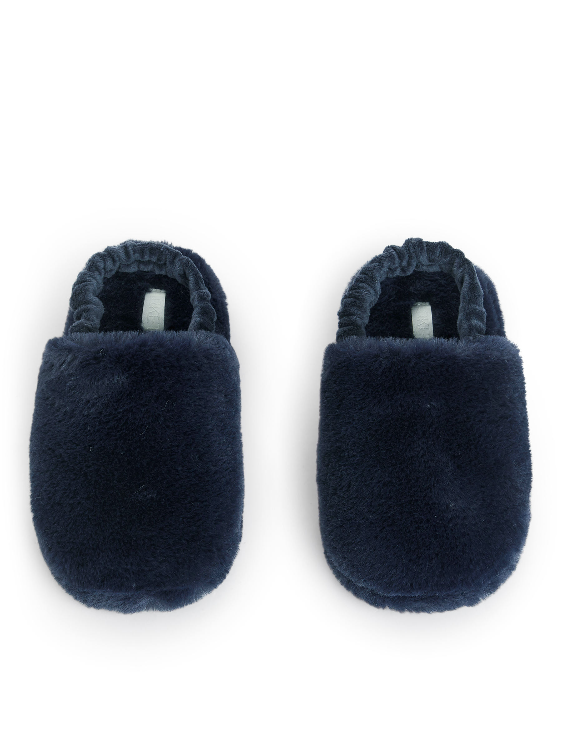 Hausschuhe aus Teddystoff - Dunkelblau - Kinder - StillMedia/DescriptiveStillLife - 3