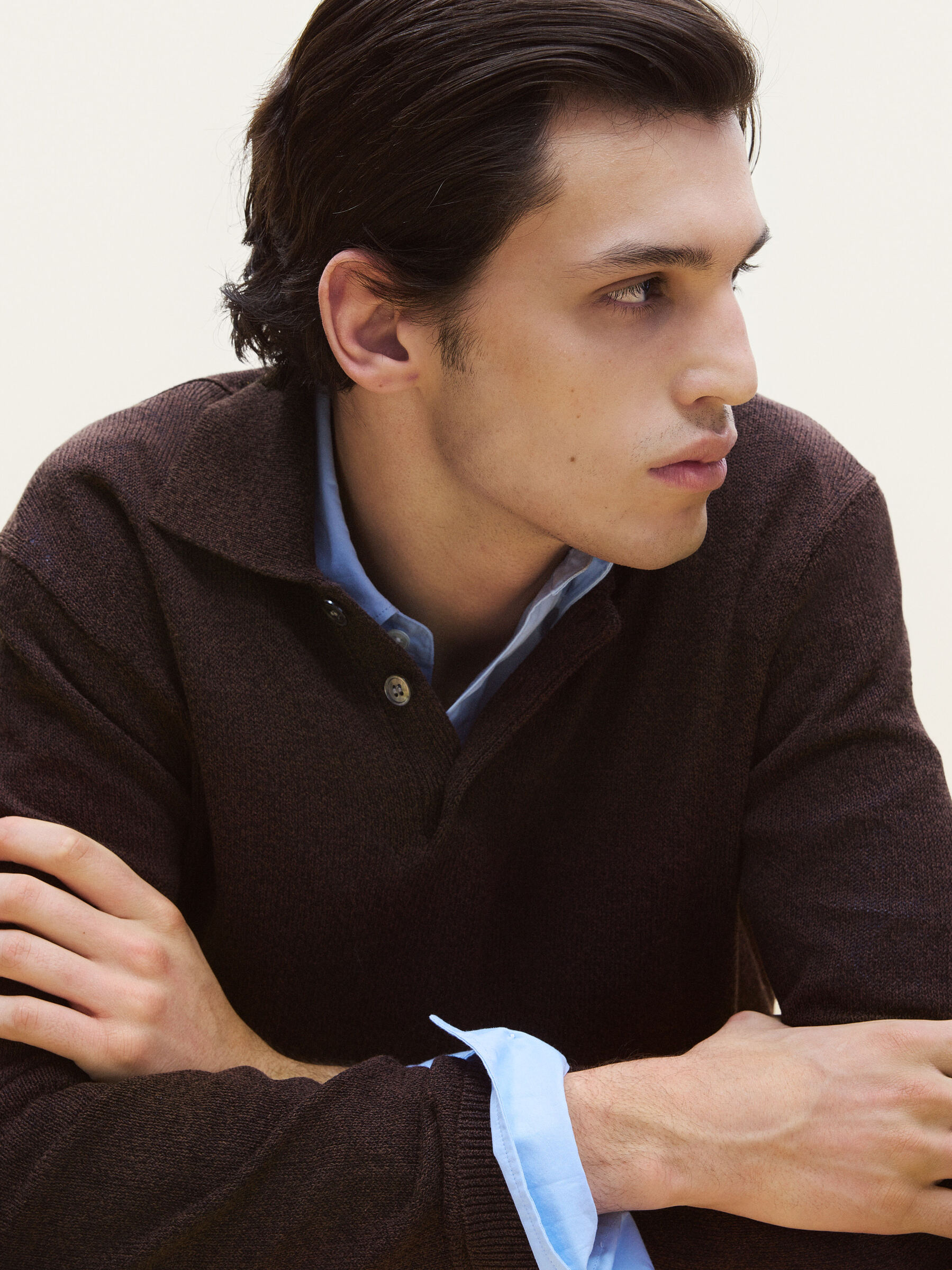 Polo de algodón - Marrón oscuro - Corte estándar - Men - StillMedia/Environmental - 1