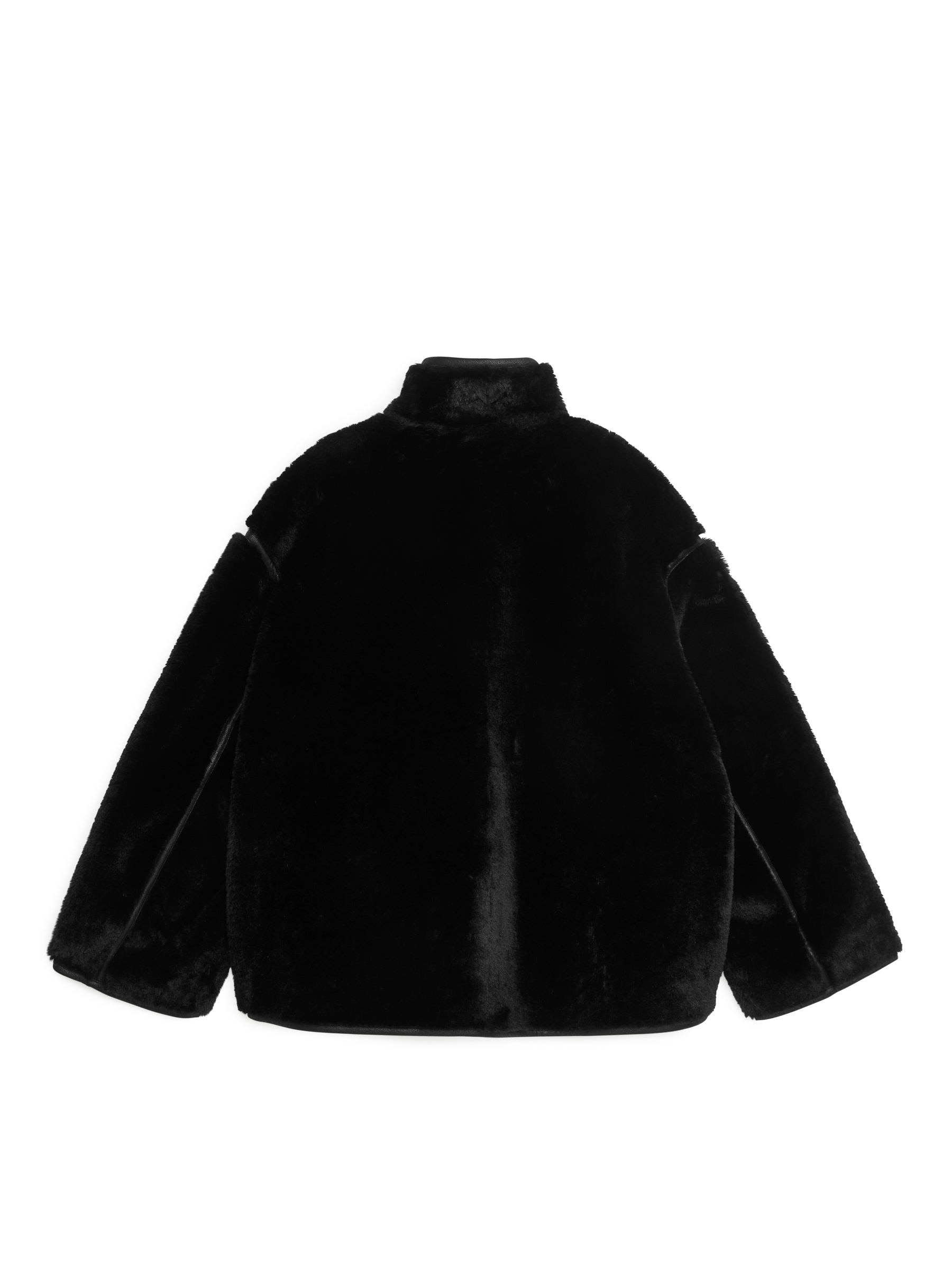Faux Fur Jacket - Black - Relaxed fit - Women - StillMedia/DescriptiveStillLife - 3