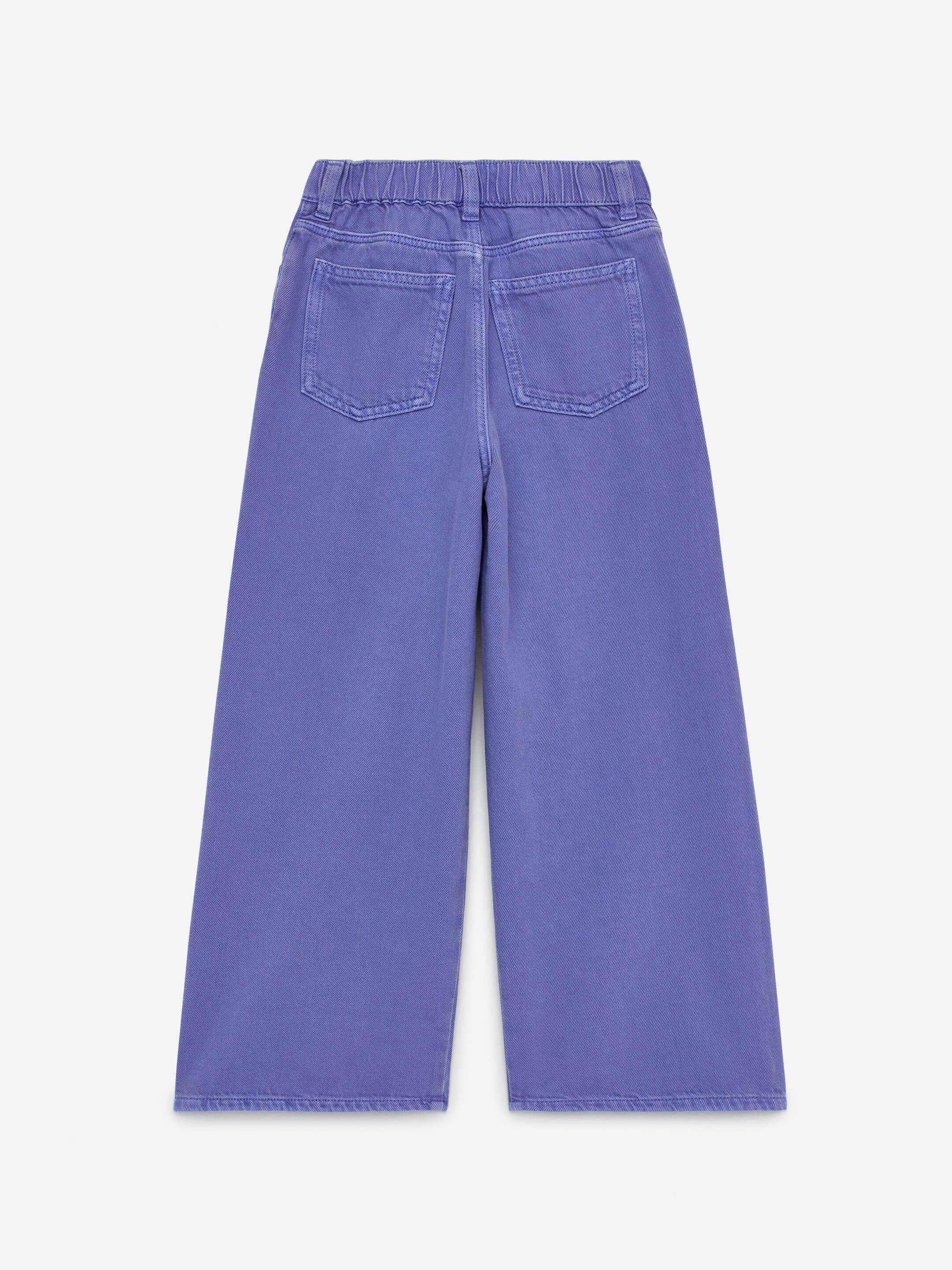 Grotere afbeelding bekijken: Wide Denim Trousers - Purple - KINDEREN | H&M BE 2