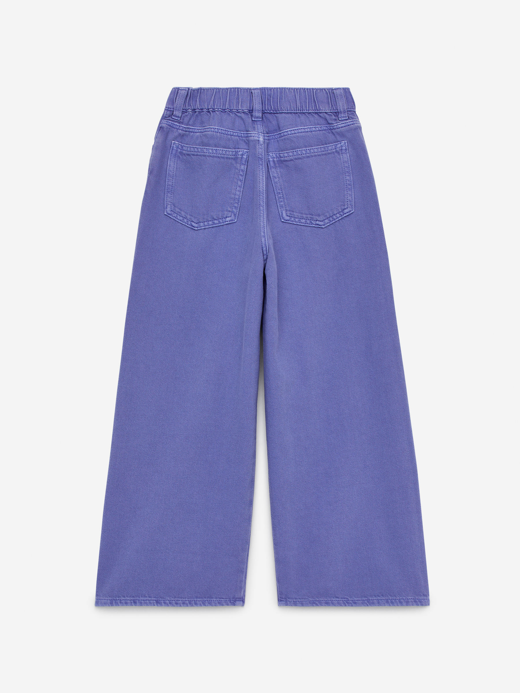 Wide Denim Trousers - Purple - Loose fit - Children - StillMedia/DescriptiveStillLife - 2
