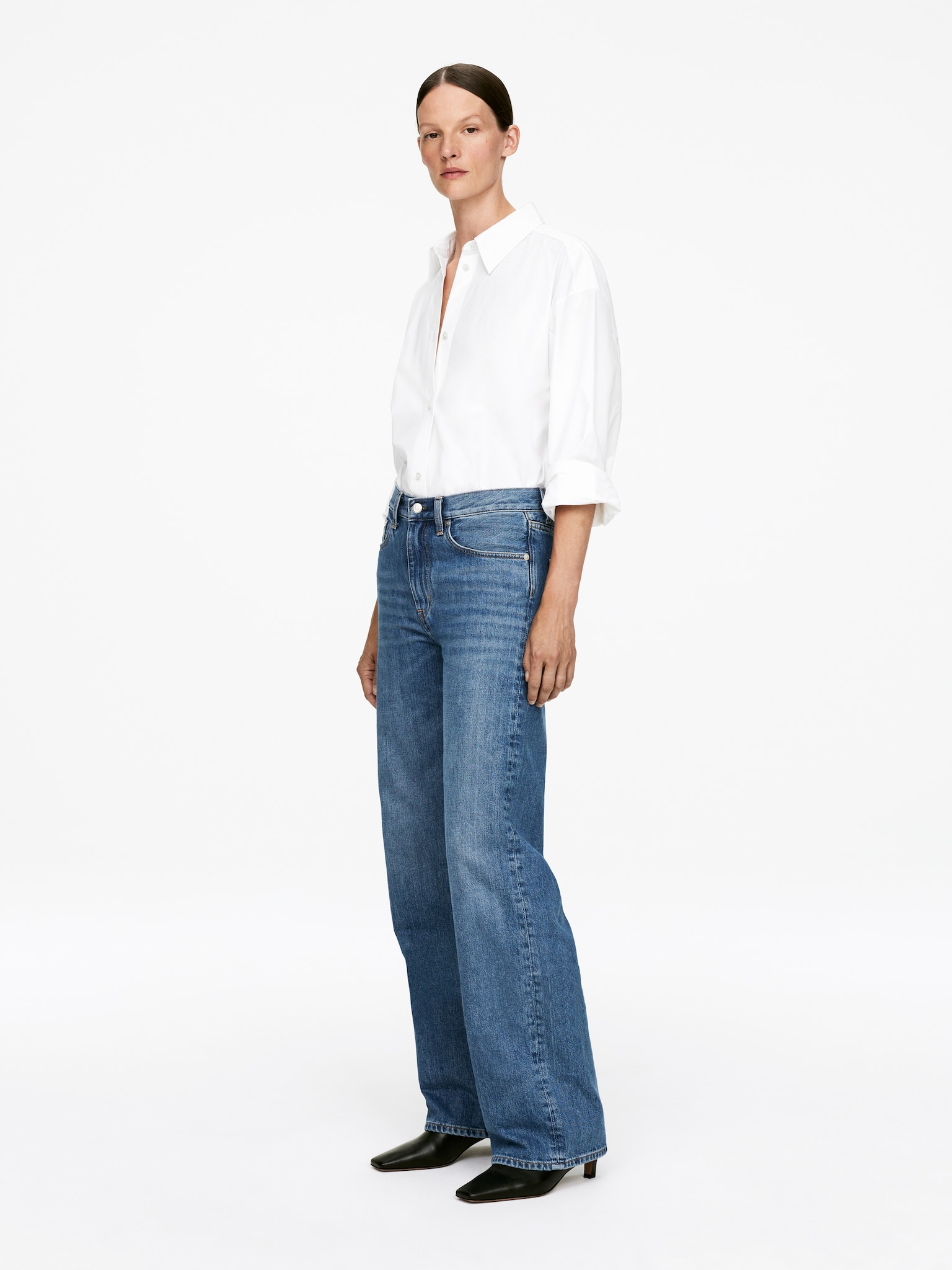 CORAL Wide Jeans - Blue/Off White/Dark Blue/Beige/Blue/Dark Blue/Dark Grey - 3