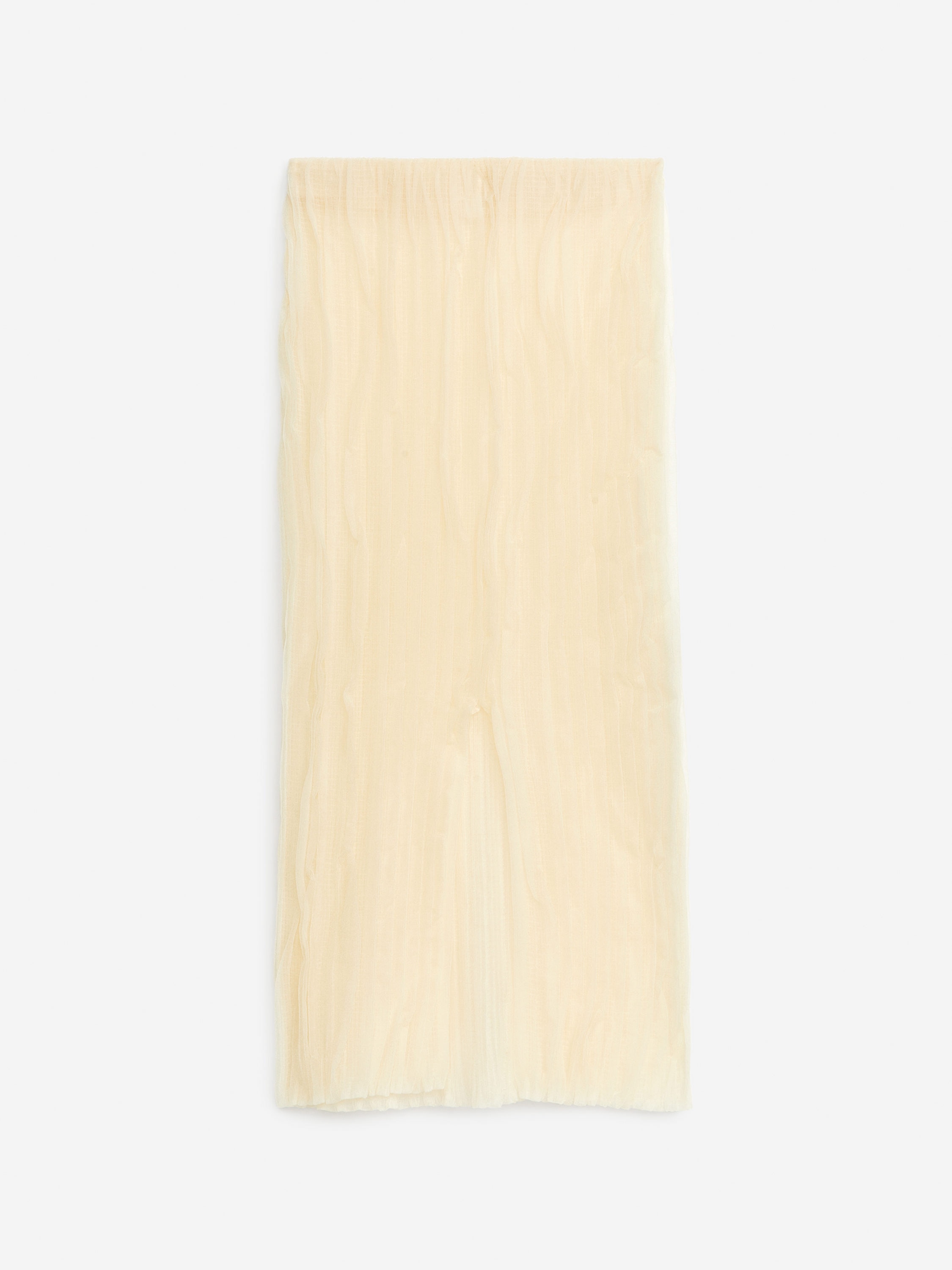 Pleated Knit Skirt - Light Beige - Regular fit - Women - StillMedia/DescriptiveStillLife - 2