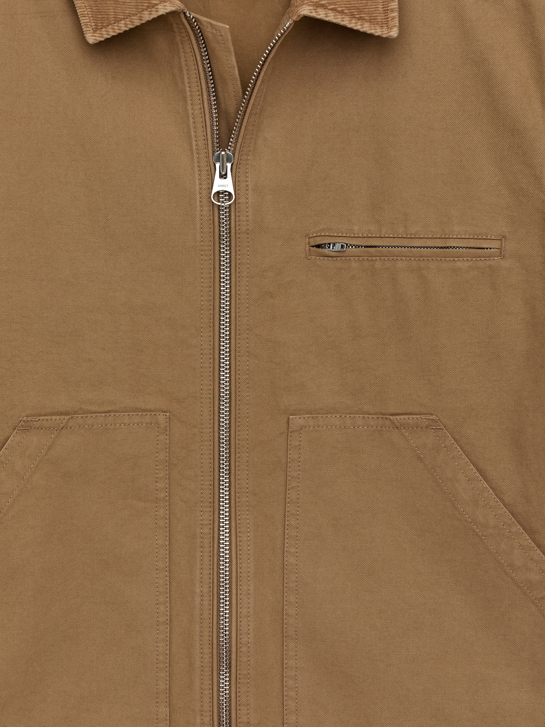 Grotere afbeelding bekijken: Cotton Canvas Jacket - Beige - HEREN | H&M BE 2